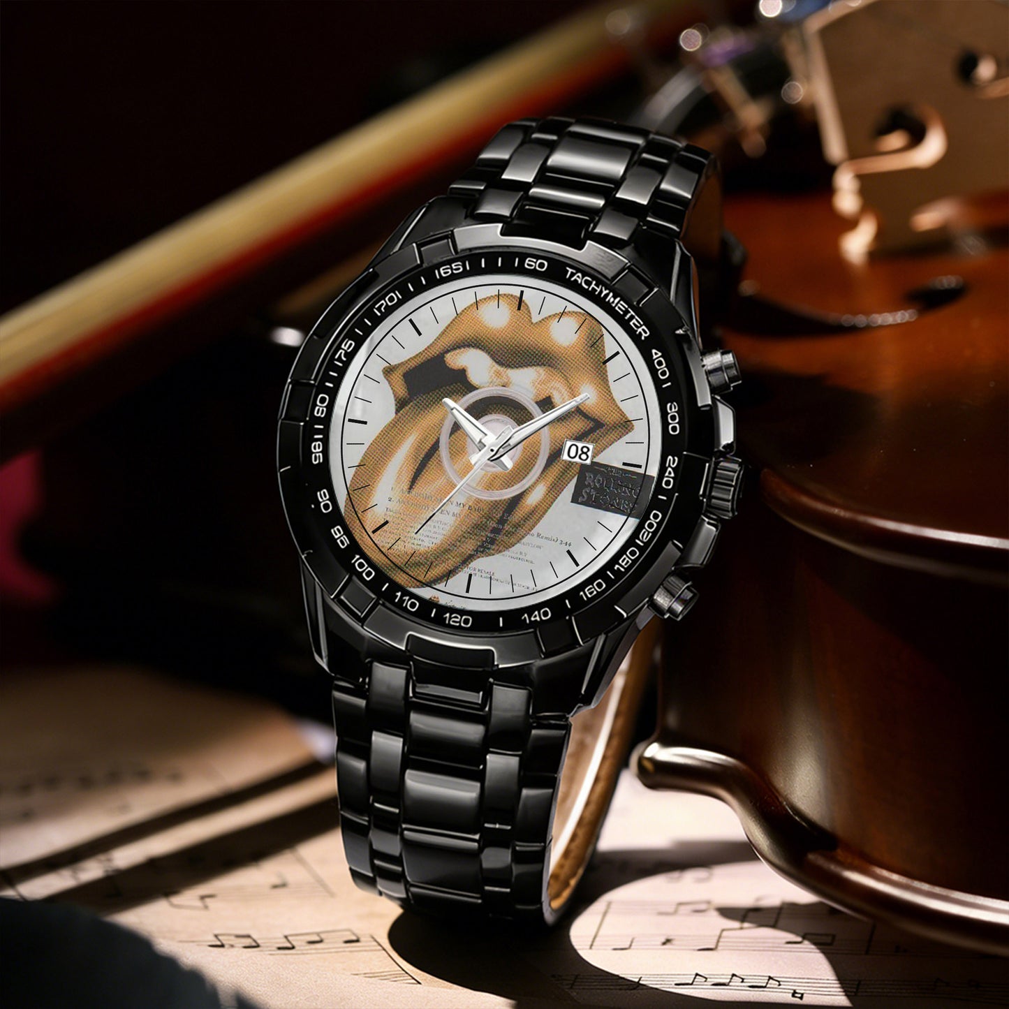 The Rolling Stones Albums Collection Watch - Multiple Classic Album Designs Available