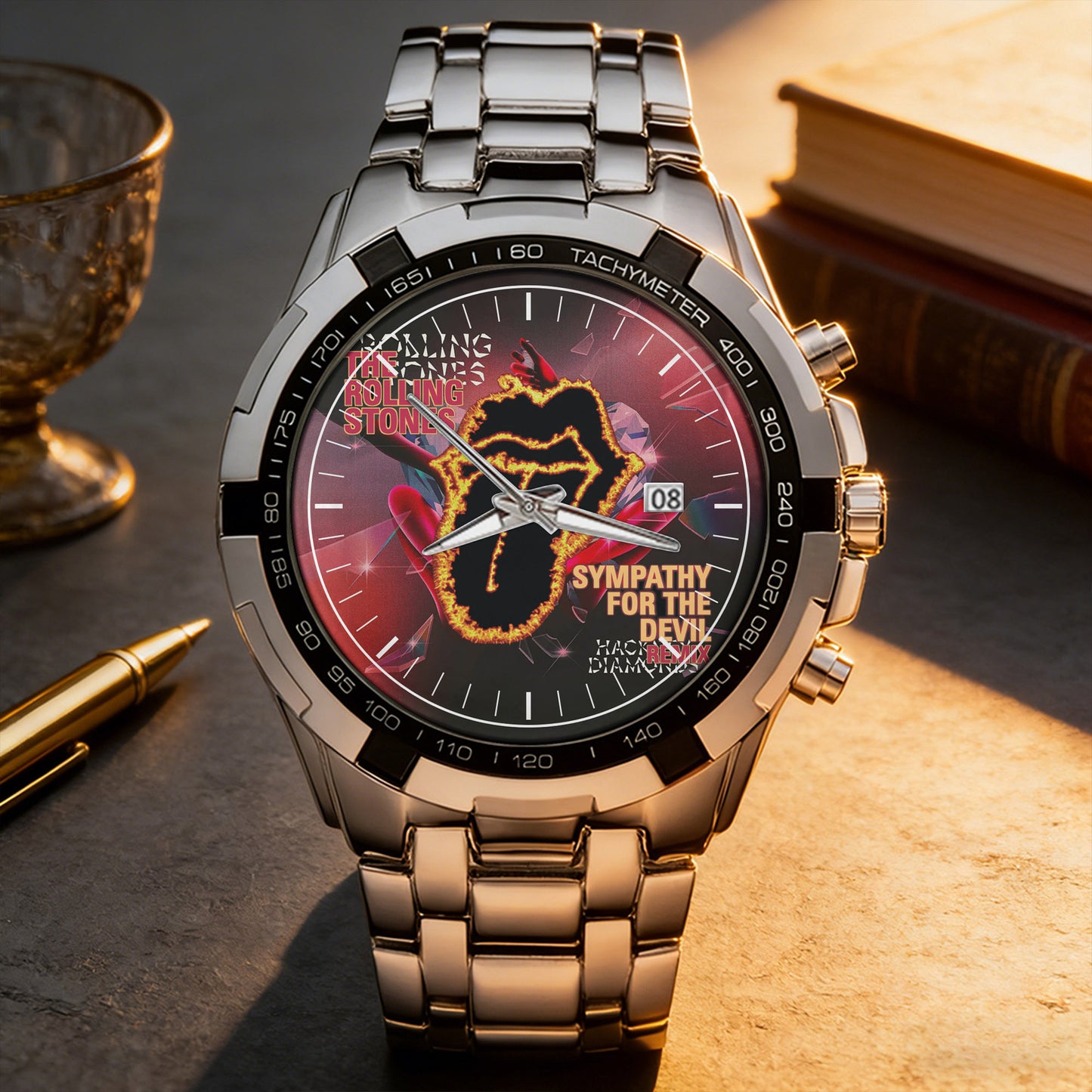 The Rolling Stones Albums Collection Watch - Multiple Classic Album Designs Available