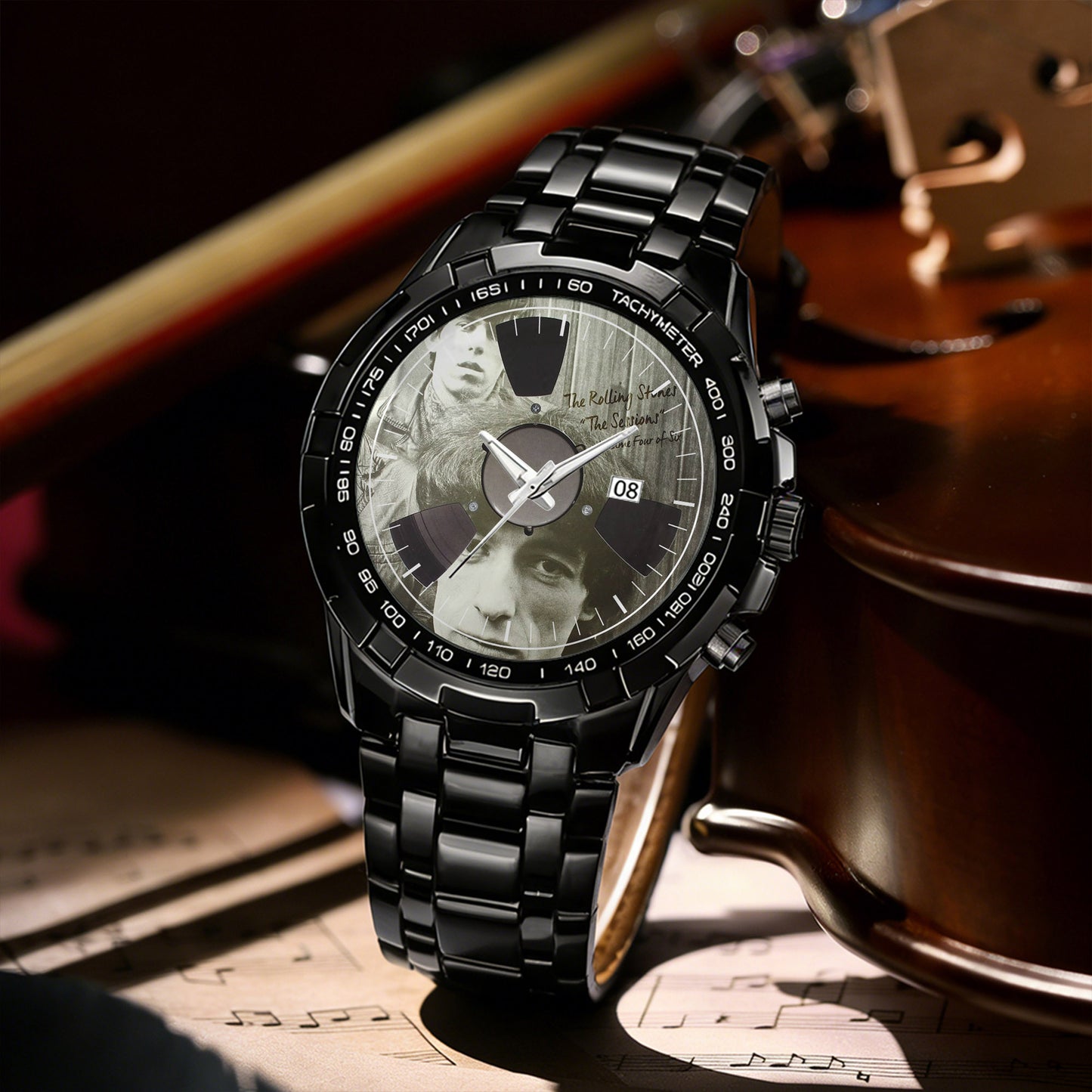 The Rolling Stones Albums Collection Watch - Multiple Classic Album Designs Available
