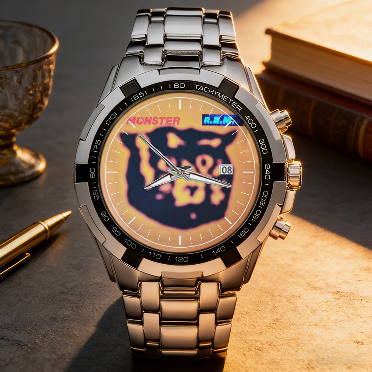 R.E.M Rock Albums Collection Watch - Multiple Classic Rock Album Designs Available