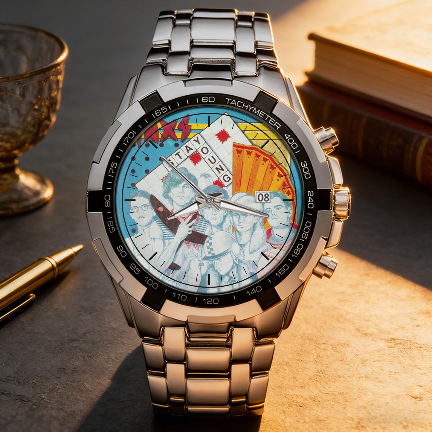 INXS Albums Collection Watch - Multiple Classic Rock Album Designs Available