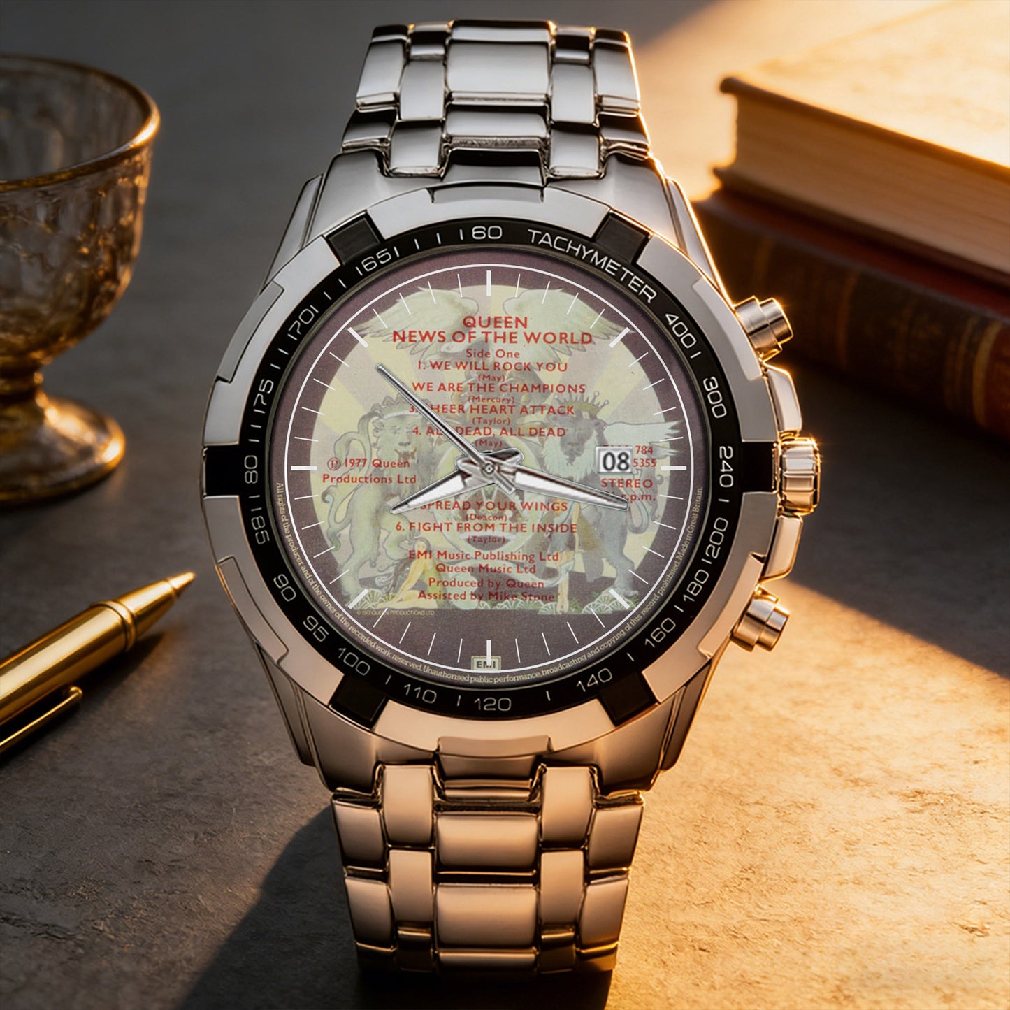 Queen Albums Collection Watch - Multiple Classic Album Designs Available