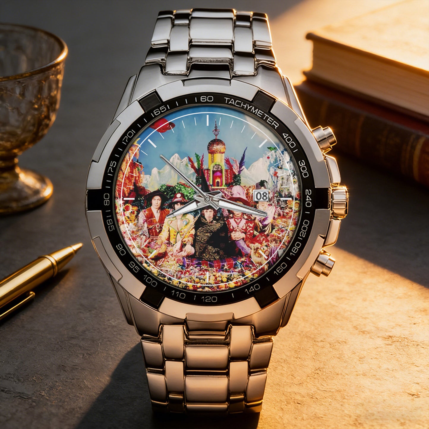 The Rolling Stones Albums Collection Watch - Multiple Classic Album Designs Available