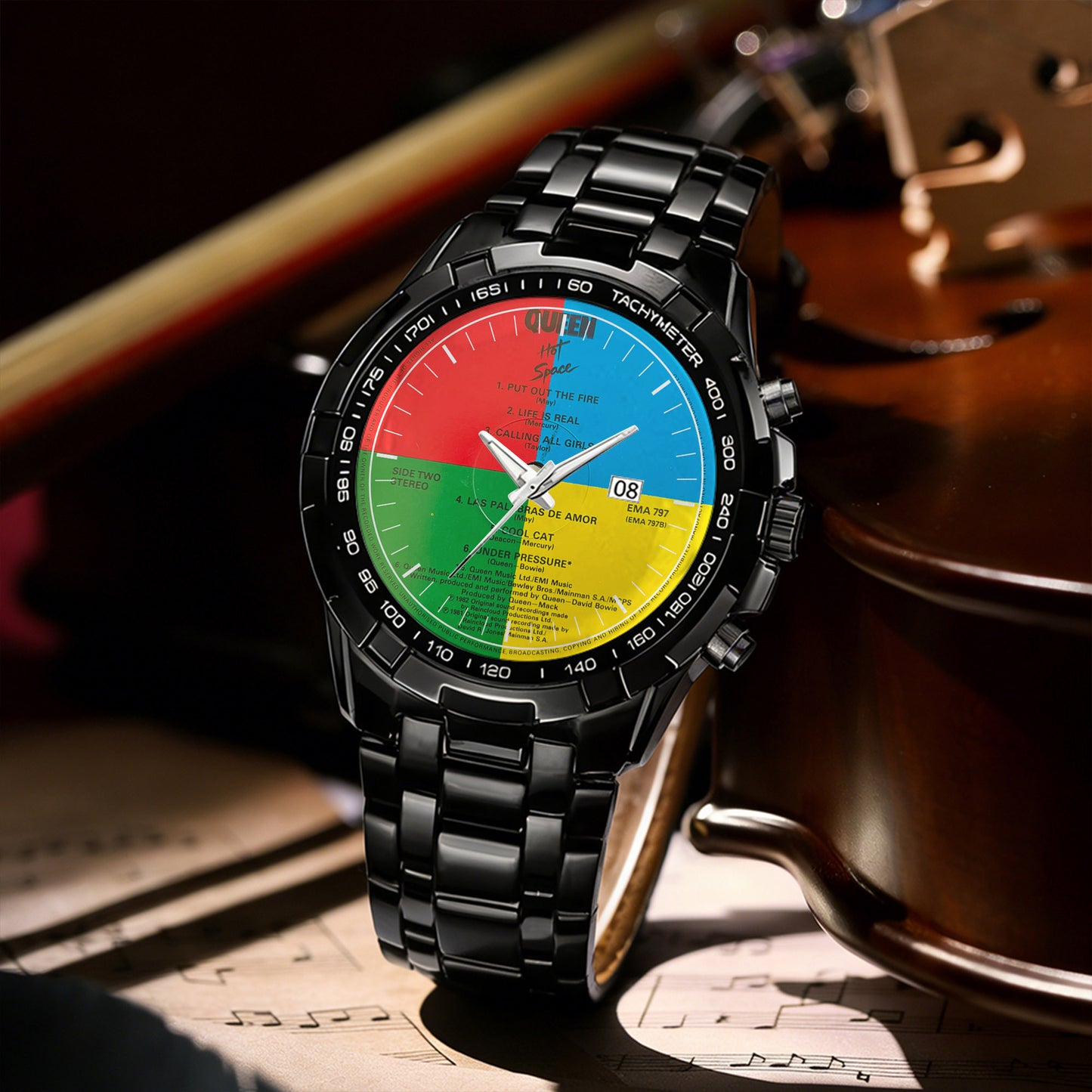 Queen Albums Collection Watch - Multiple Classic Album Designs Available