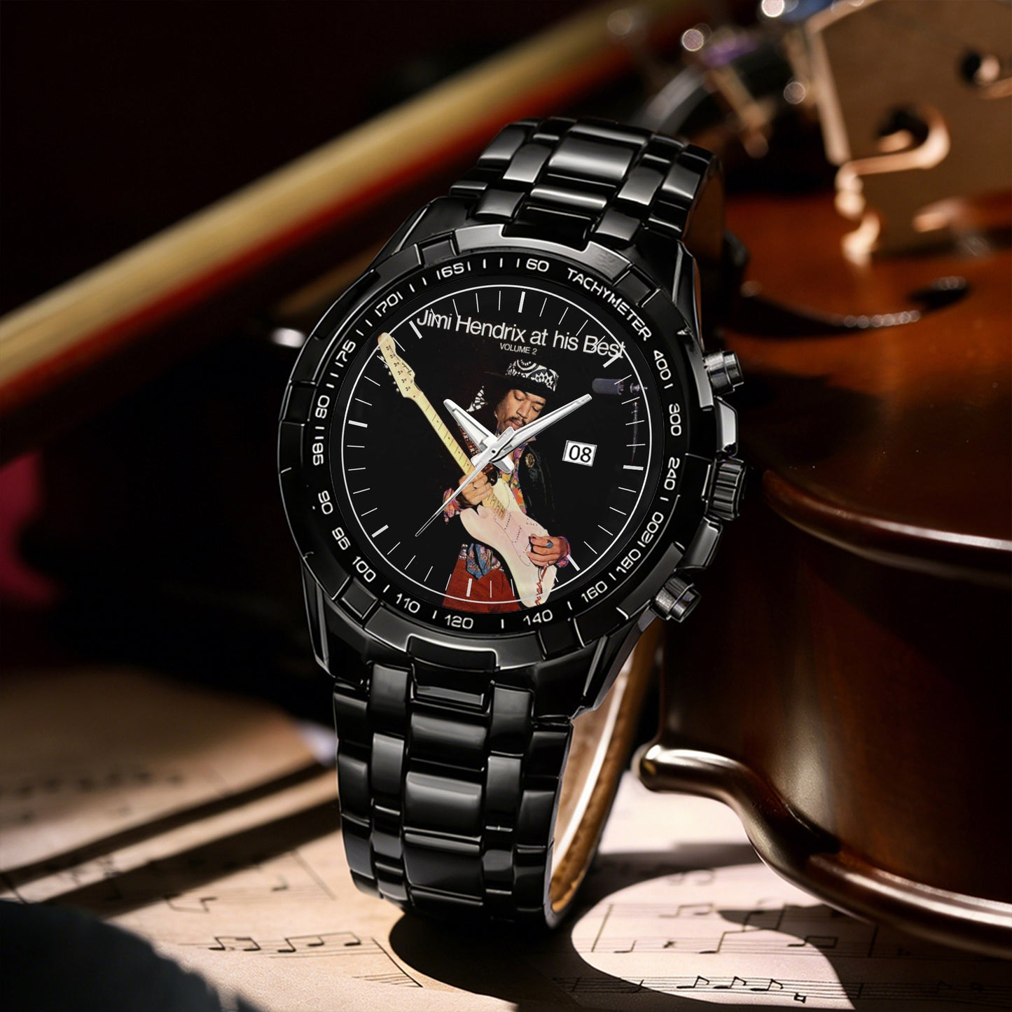Jimi Hendrix Albums Collection Watch - Multiple Classic Album Designs Available