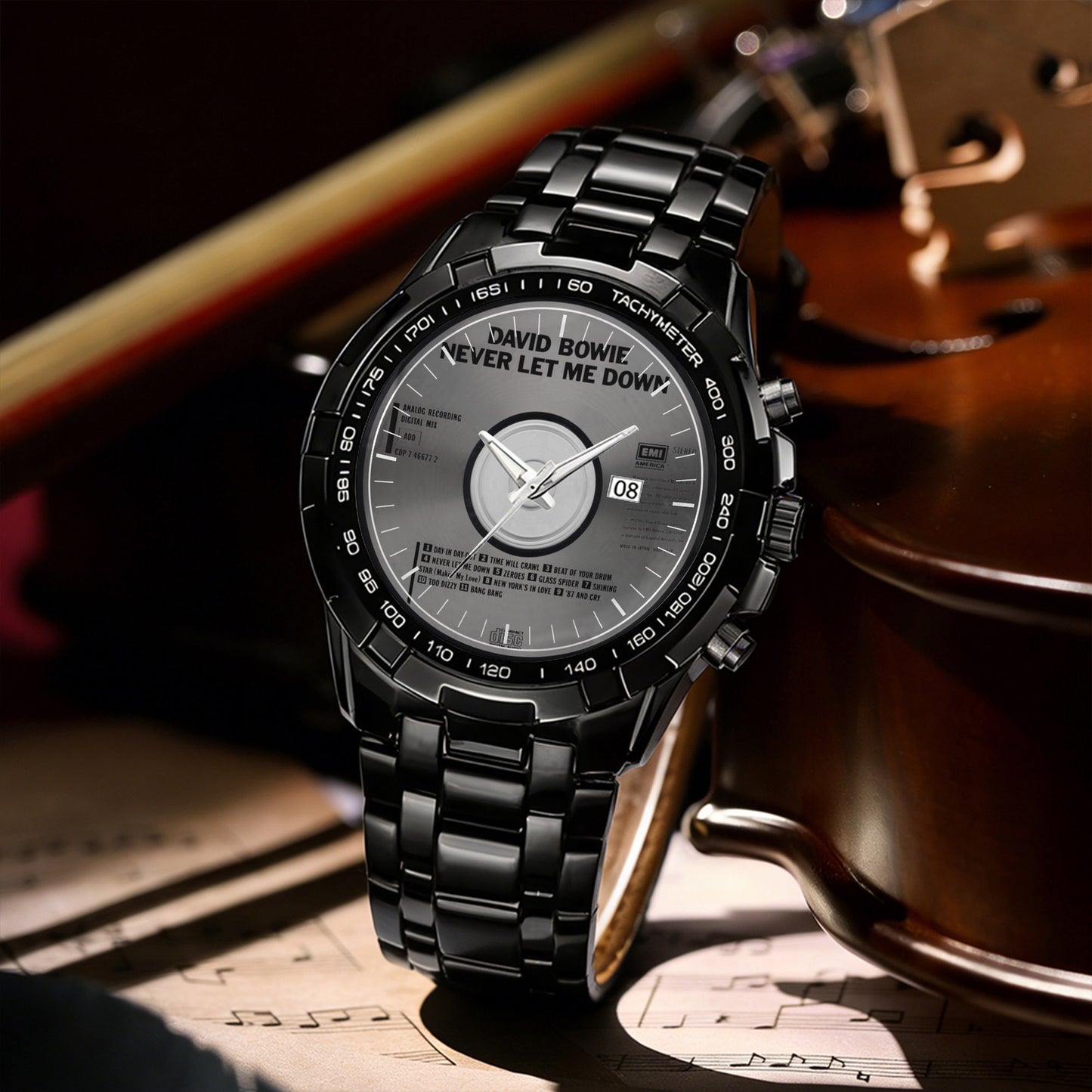 David Bowie Albums Collection Watch - Multiple Classic Album Designs Available