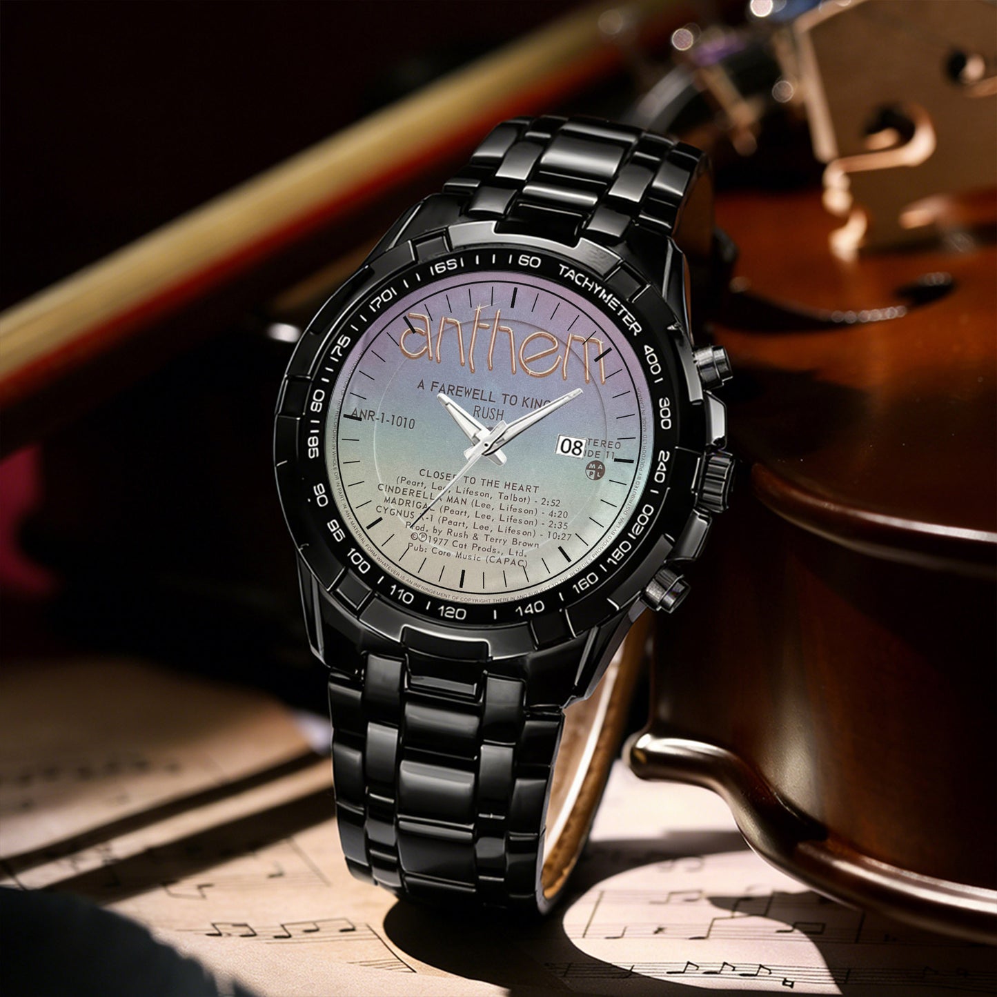 Rush Albums Collection Watch - Multiple Classic Album Designs Available
