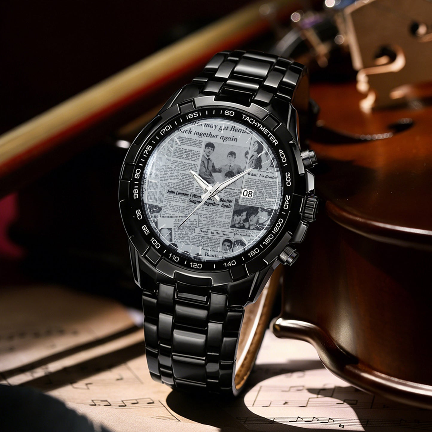The Beatles Albums Collection Watch - Multiple Classic Album Designs Available