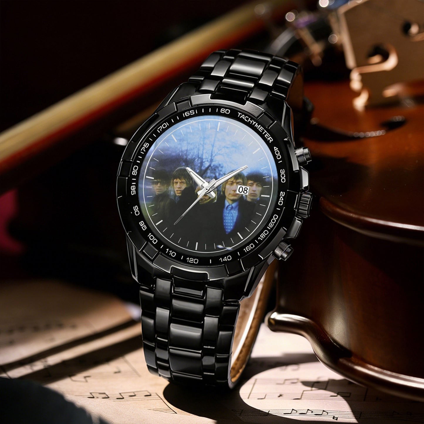 The Rolling Stones Albums Collection Watch - Multiple Classic Album Designs Available