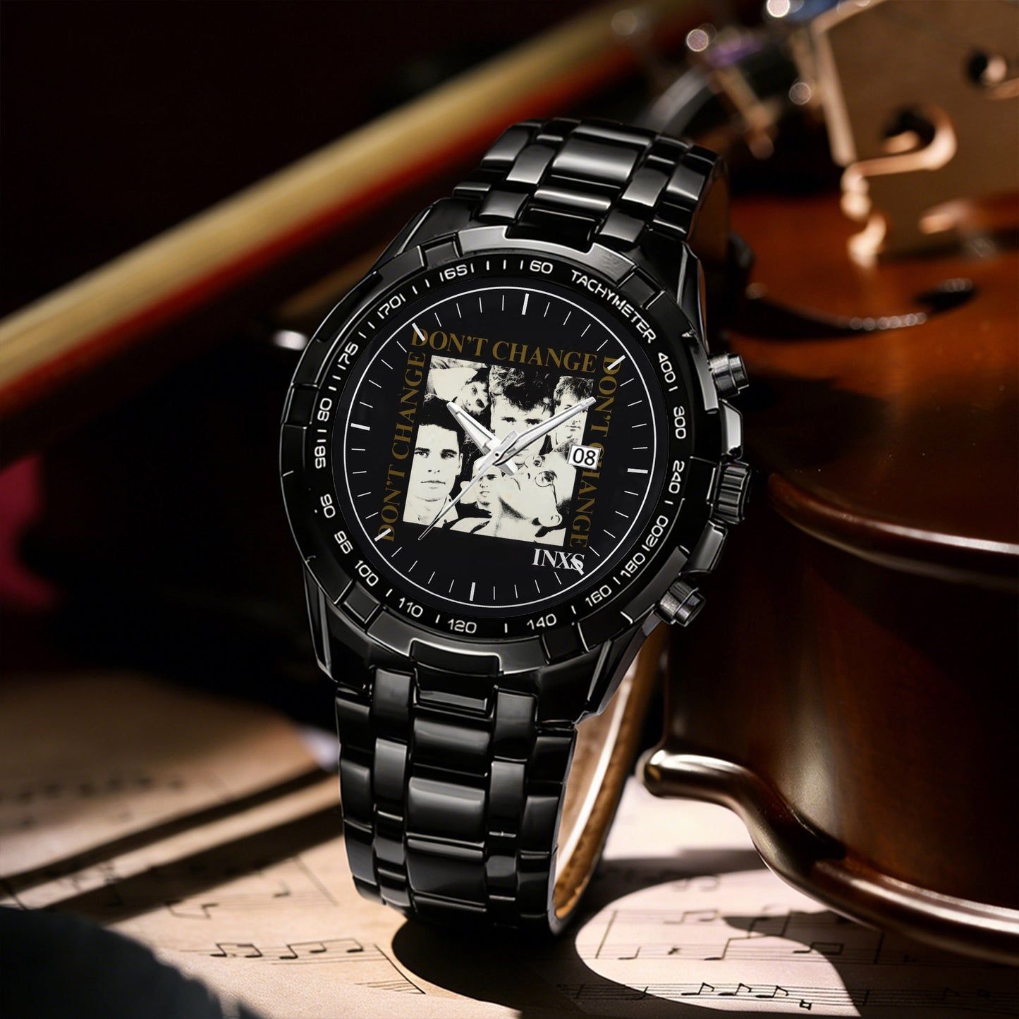 INXS Albums Collection Watch - Multiple Classic Rock Album Designs Available