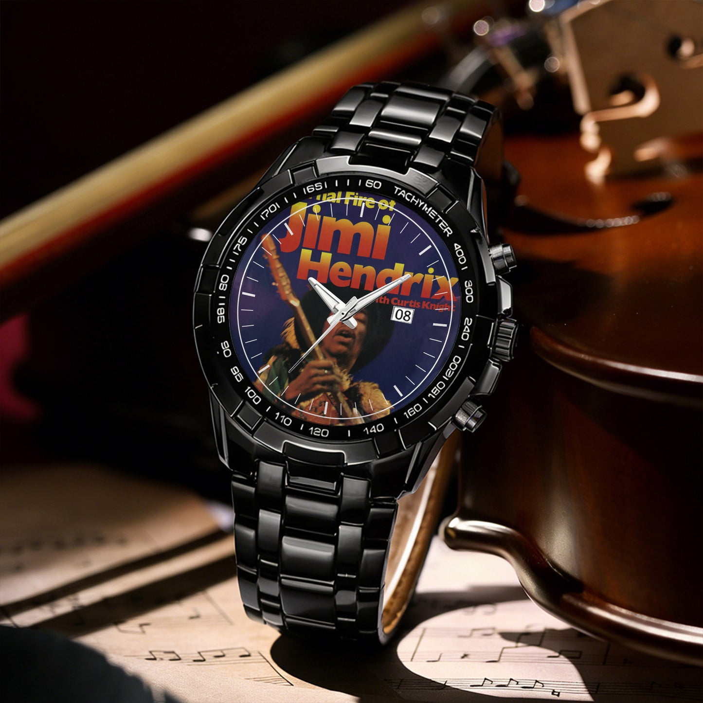 Jimi Hendrix Albums Collection Watch - Multiple Classic Album Designs Available