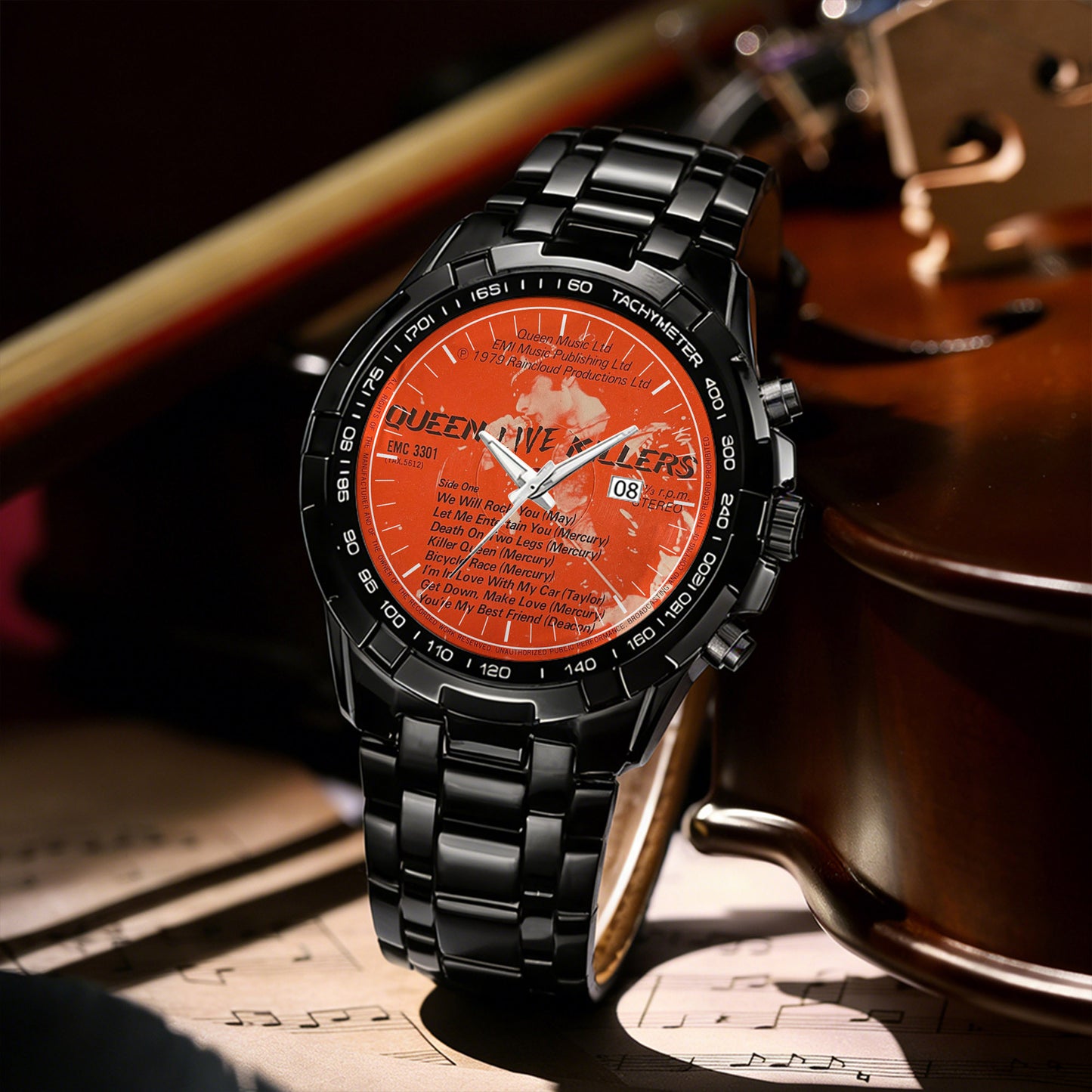 Queen Albums Collection Watch - Multiple Classic Album Designs Available