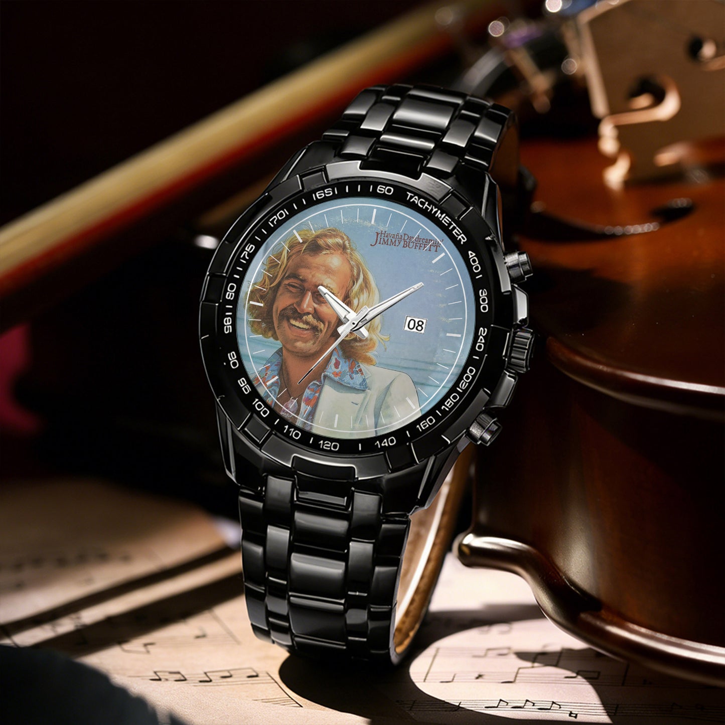 Jimmy Buffett Albums Collection Watch 2 - Multiple Classic Album Designs Available