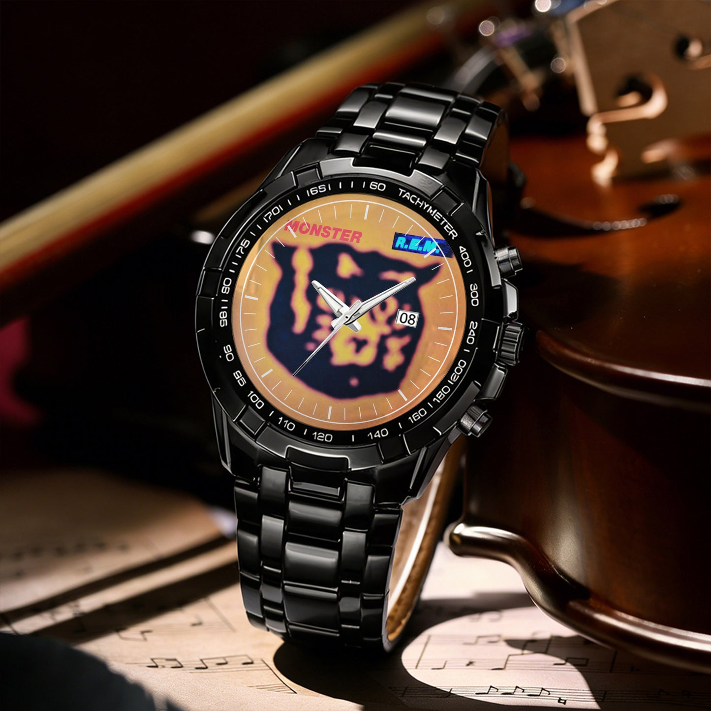 R.E.M Rock Albums Collection Watch - Multiple Classic Rock Album Designs Available