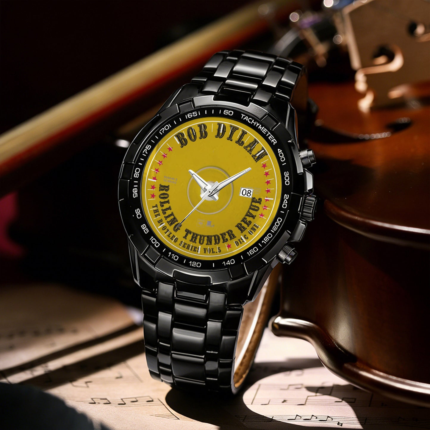 Bob Dylan Albums Collection Watch - Multiple Classic Album Designs Available
