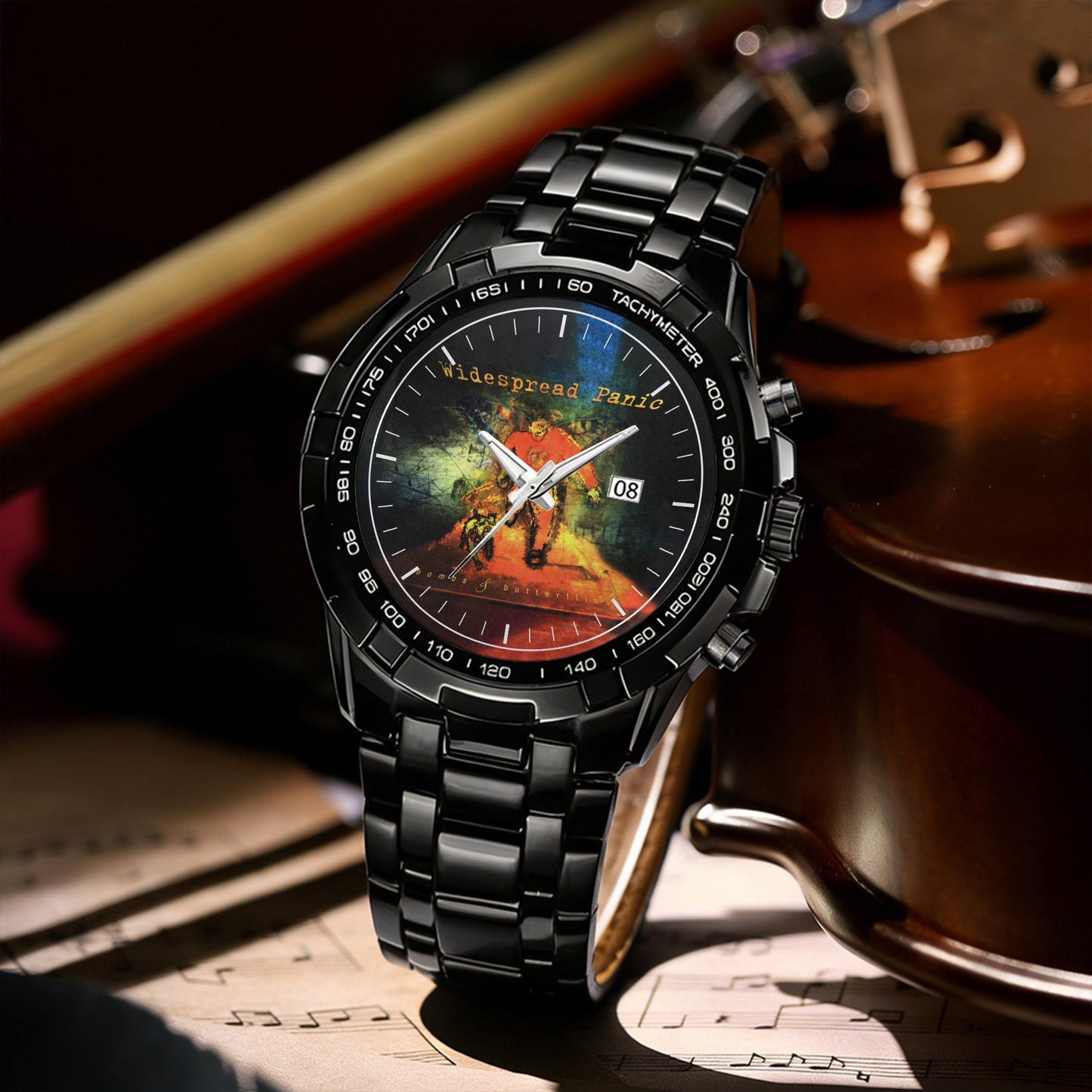 Widespread Panic Albums Collection Watch - Multiple Classic Rock Album Designs Available