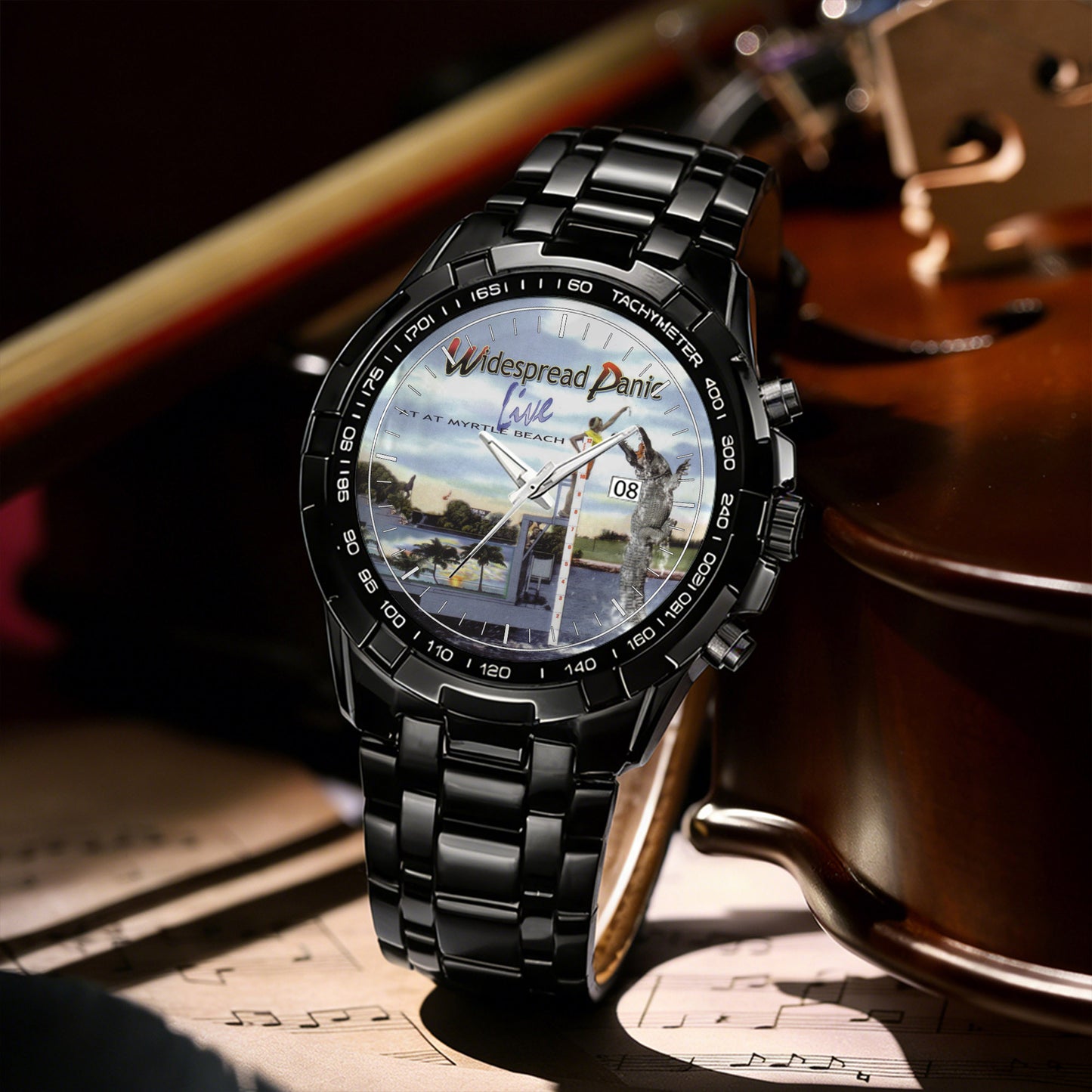 Widespread Panic Albums Collection Watch - Multiple Classic Rock Album Designs Available