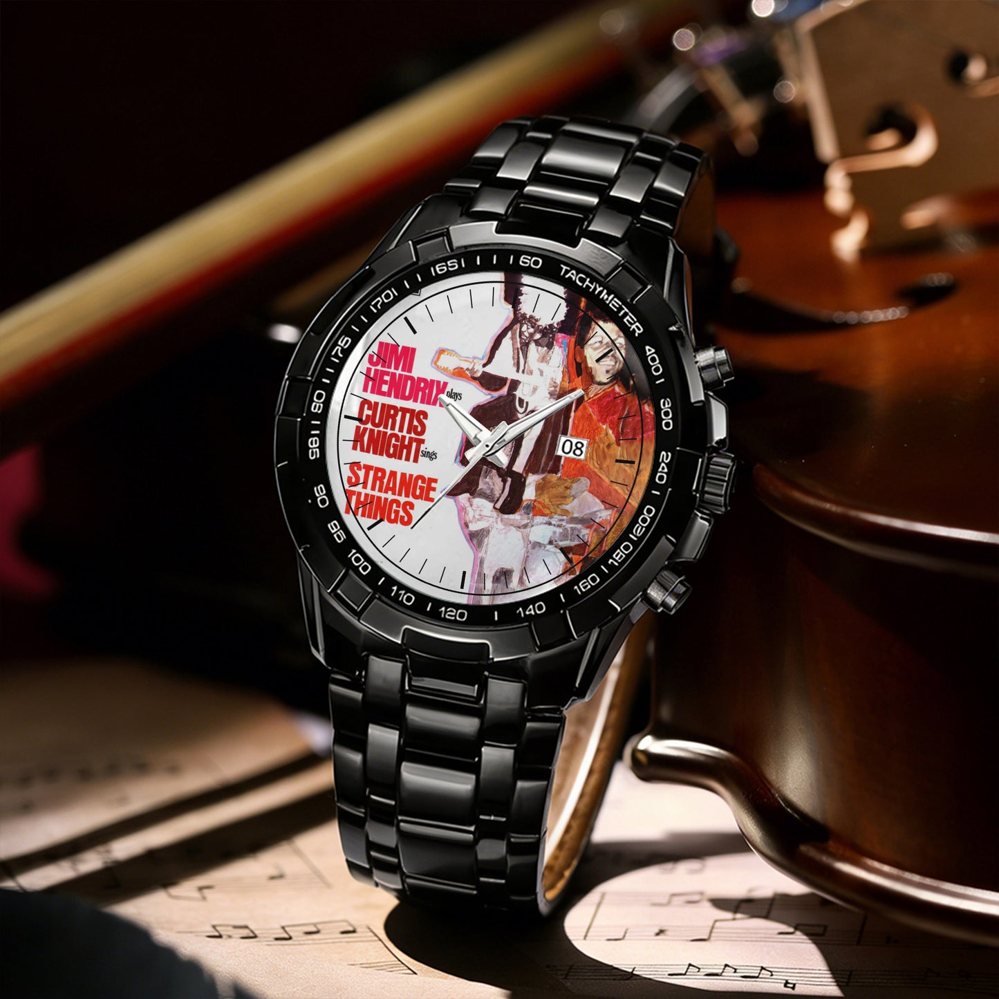 Jimi Hendrix Albums Collection Watch - Multiple Classic Album Designs Available