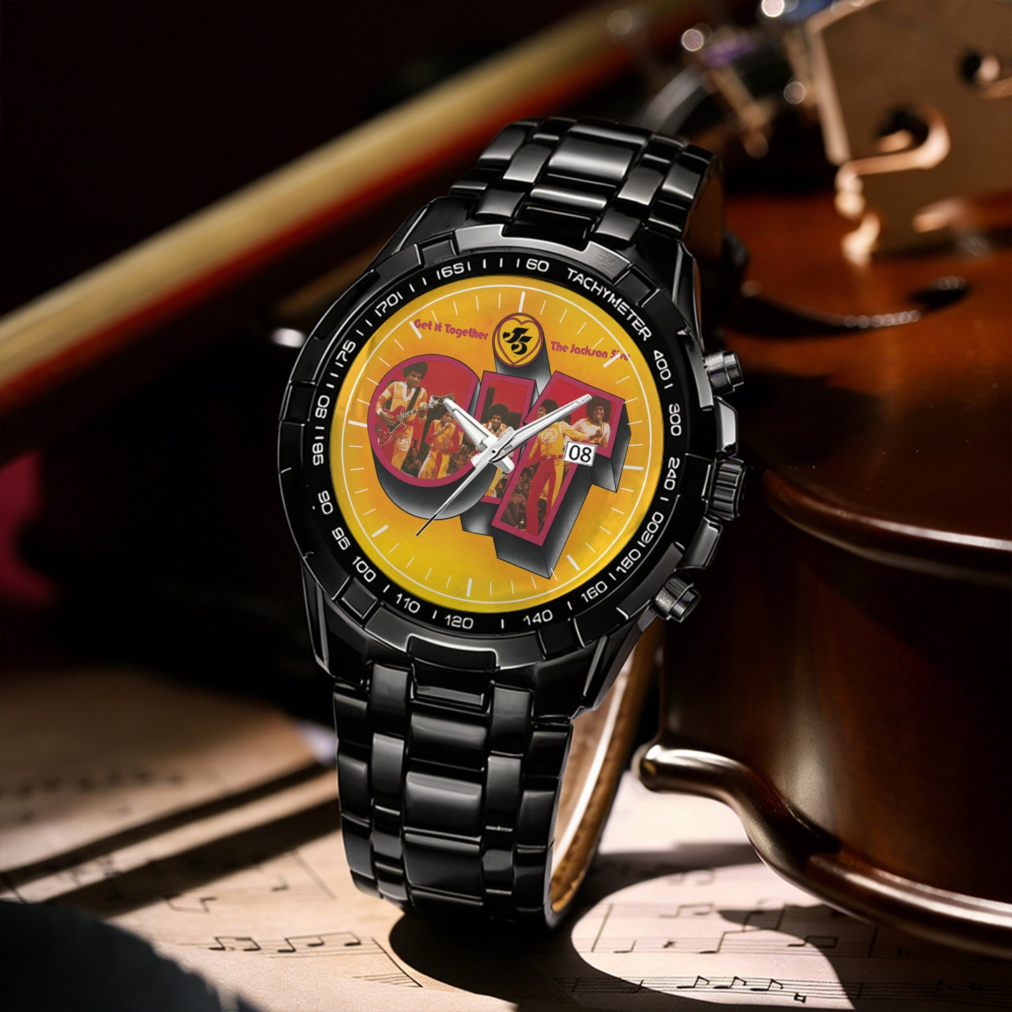 The Jackson 5 Albums Collection Watch - Multiple Classic Album Designs Available