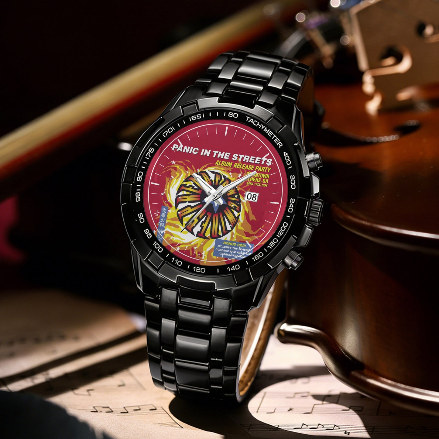 Widespread Panic Albums Collection Watch - Multiple Classic Rock Album Designs Available