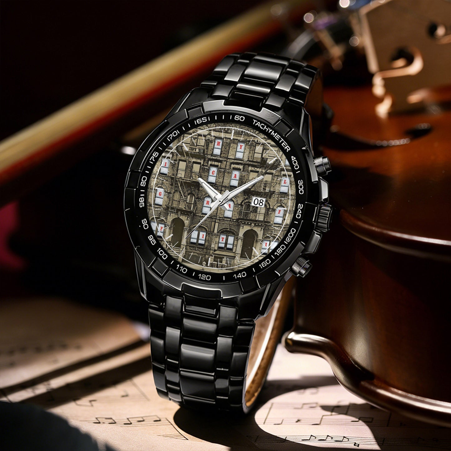 Led Zeppelin Albums Collection Watch - Multiple Classic Rock Album Designs Available
