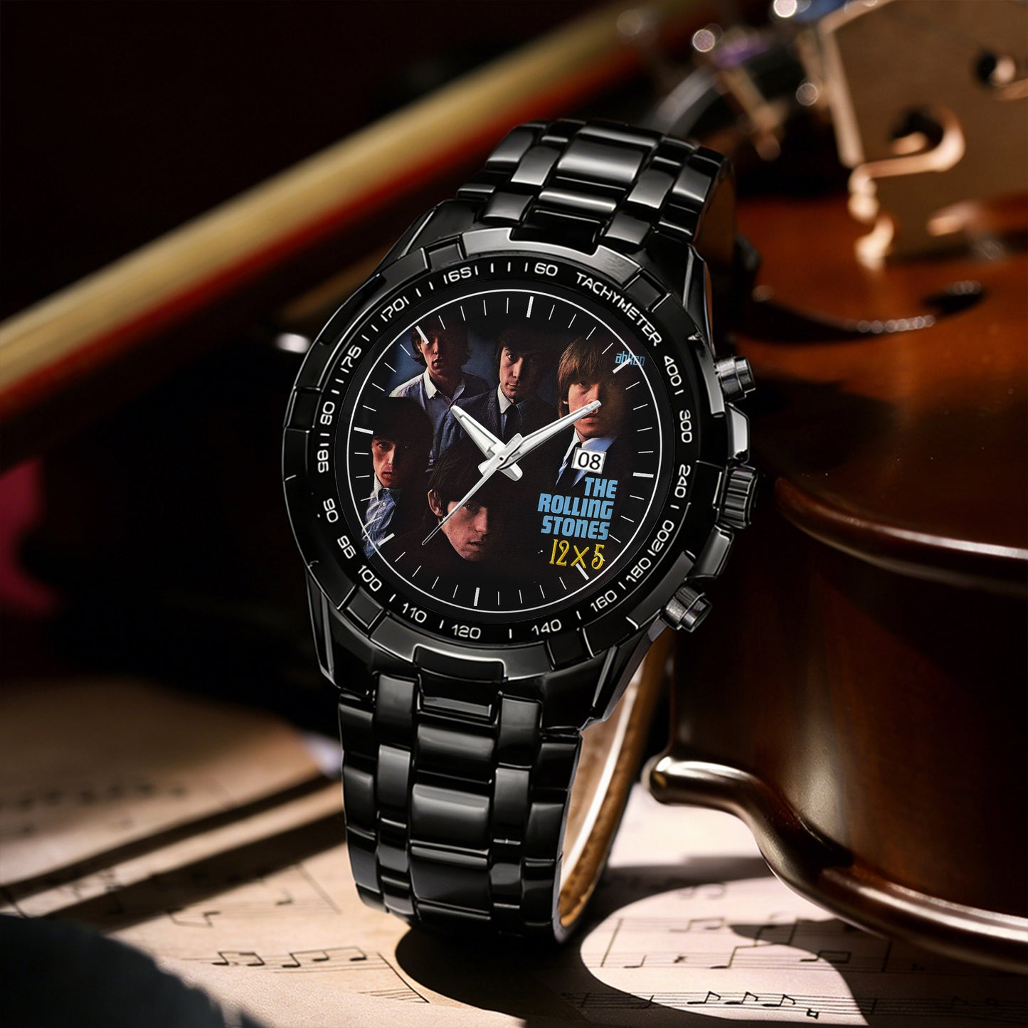 The Rolling Stones Albums Collection Watch - Multiple Classic Album Designs Available
