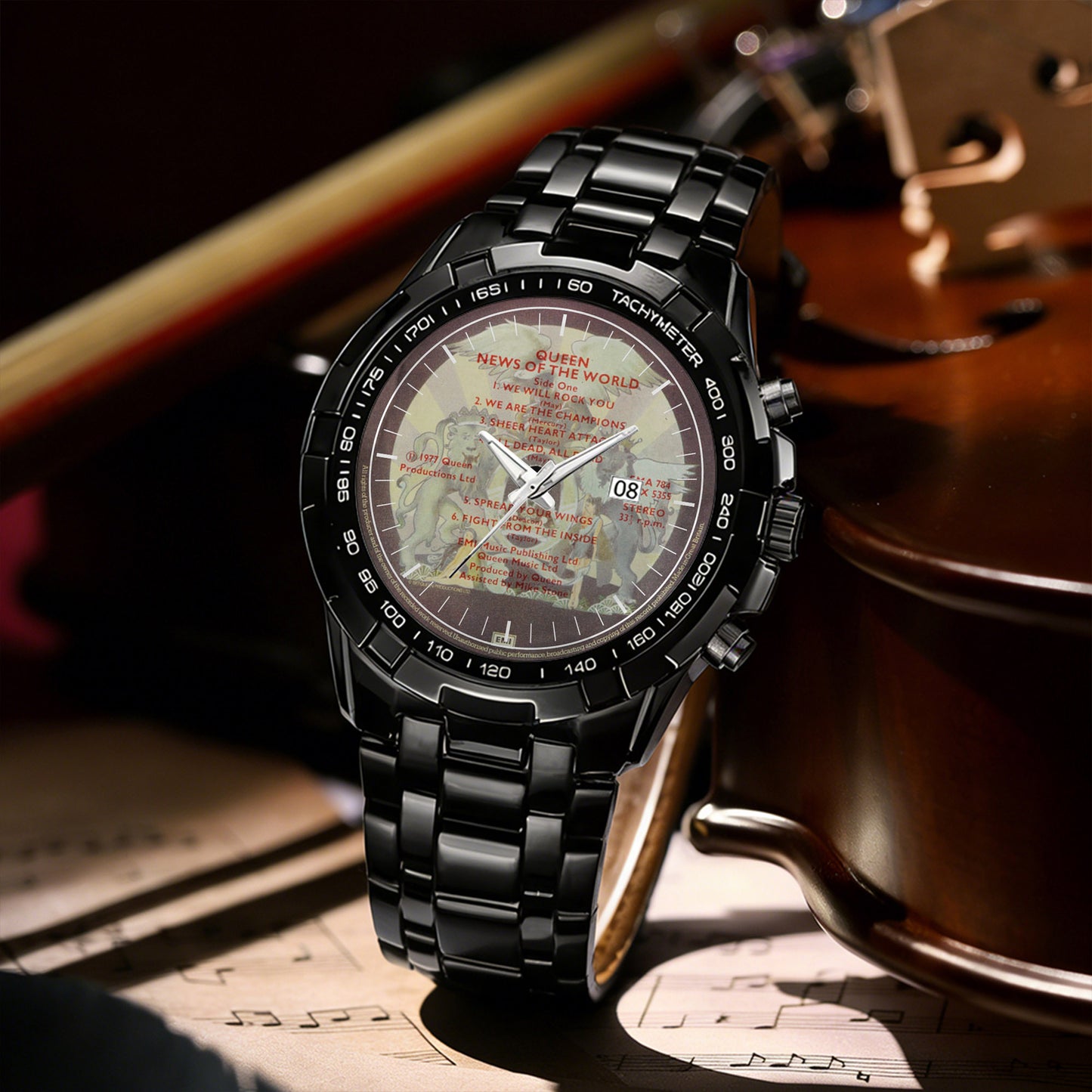 Queen Albums Collection Watch - Multiple Classic Album Designs Available