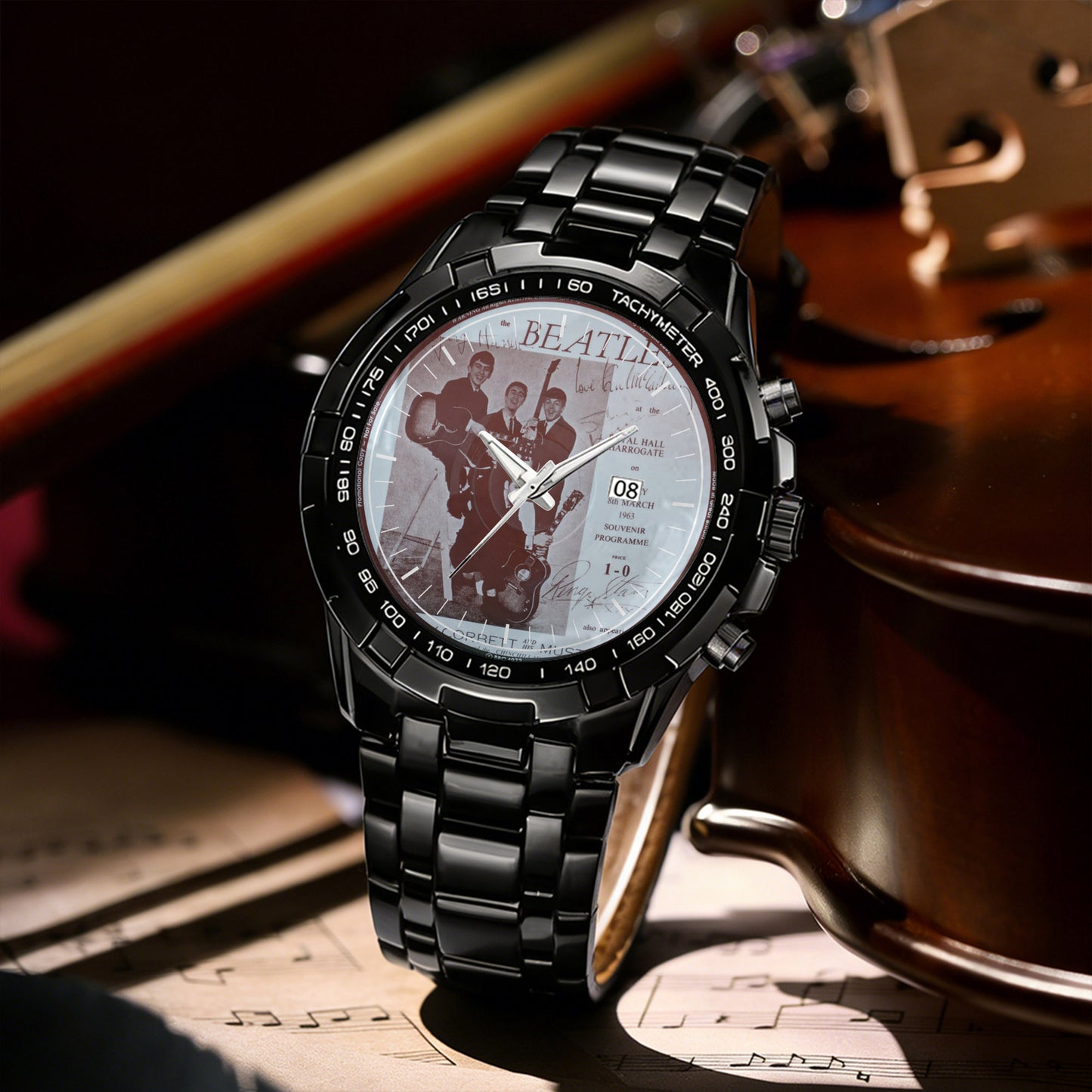 The Beatles Albums Collection Watch - Multiple Classic Album Designs Available