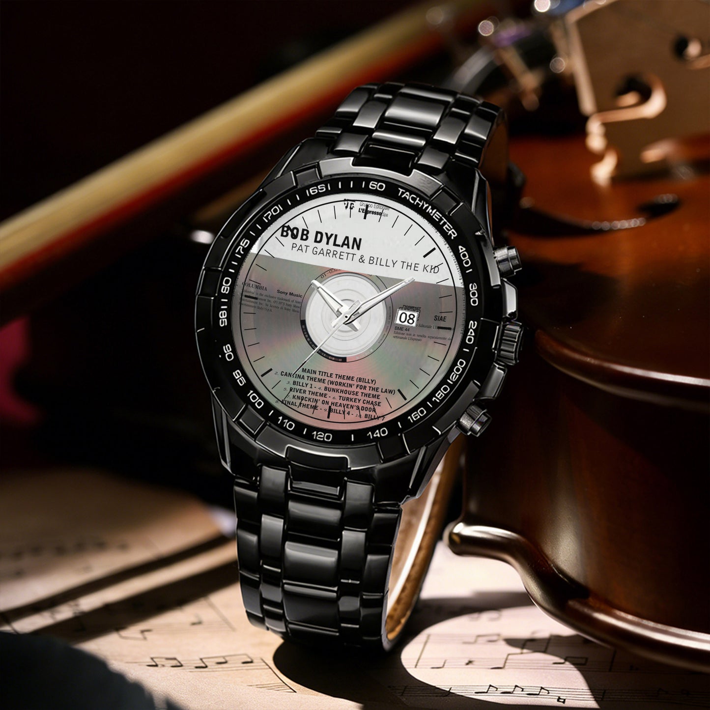 Bob Dylan Albums Collection Watch - Multiple Classic Album Designs Available