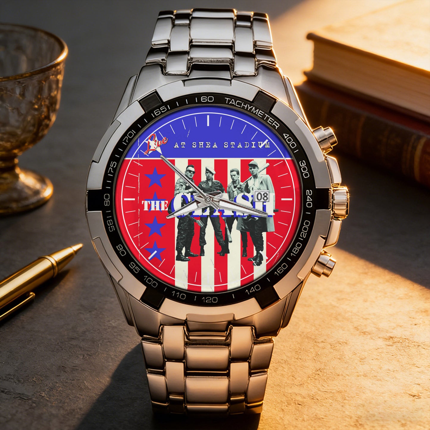 The Clash Albums Collection Watch - Multiple Classic Rock Album Designs Available