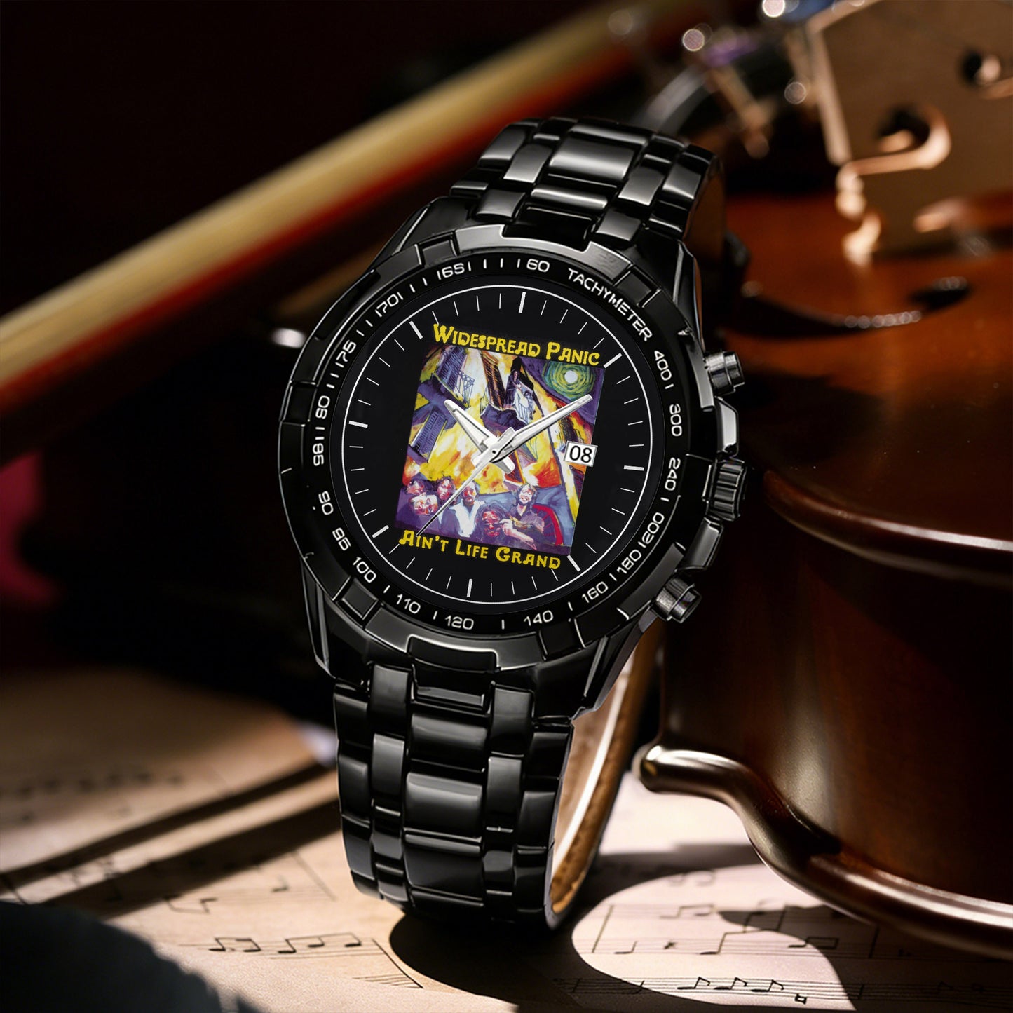 Widespread Panic Albums Collection Watch - Multiple Classic Rock Album Designs Available
