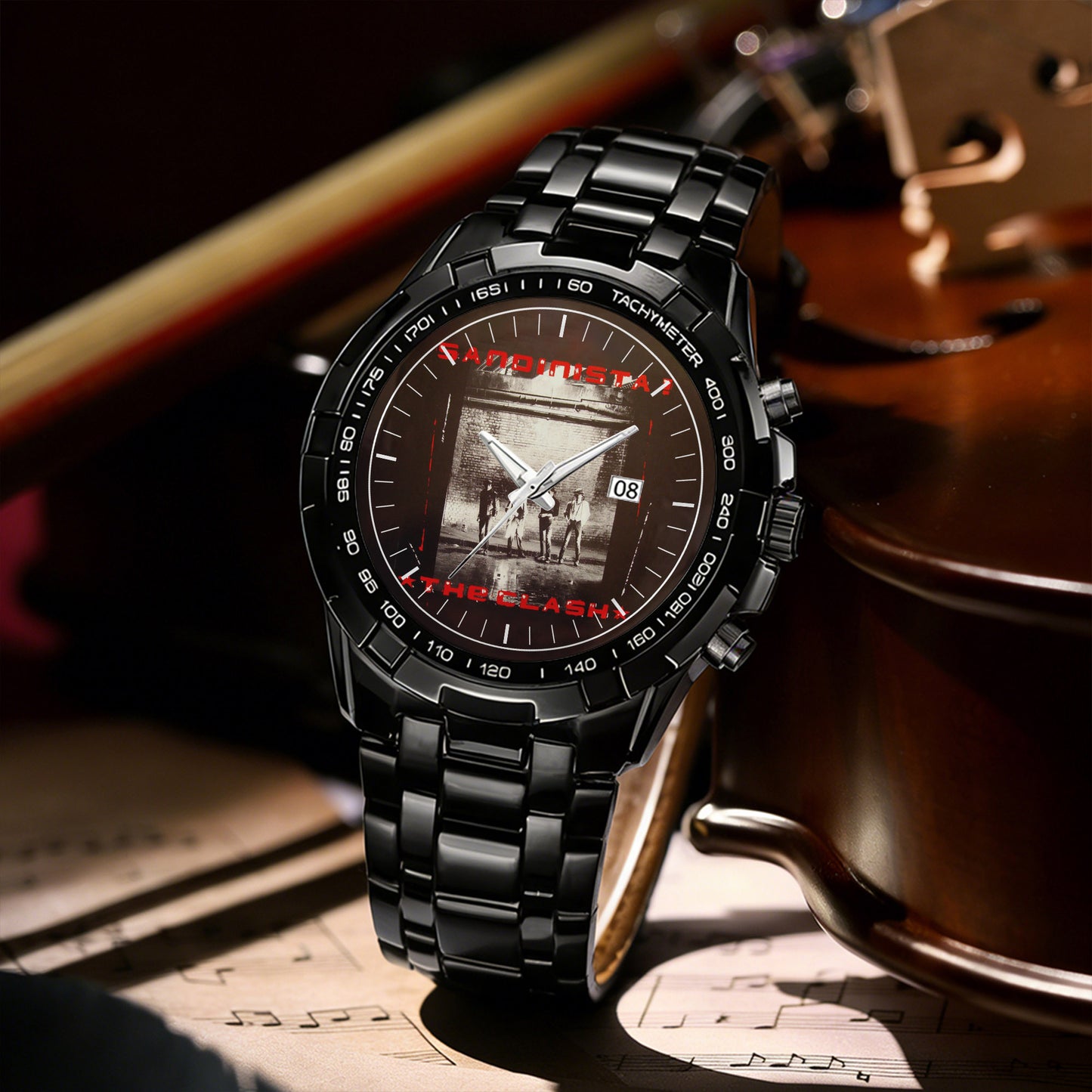 The Clash Albums Collection Watch - Multiple Classic Rock Album Designs Available