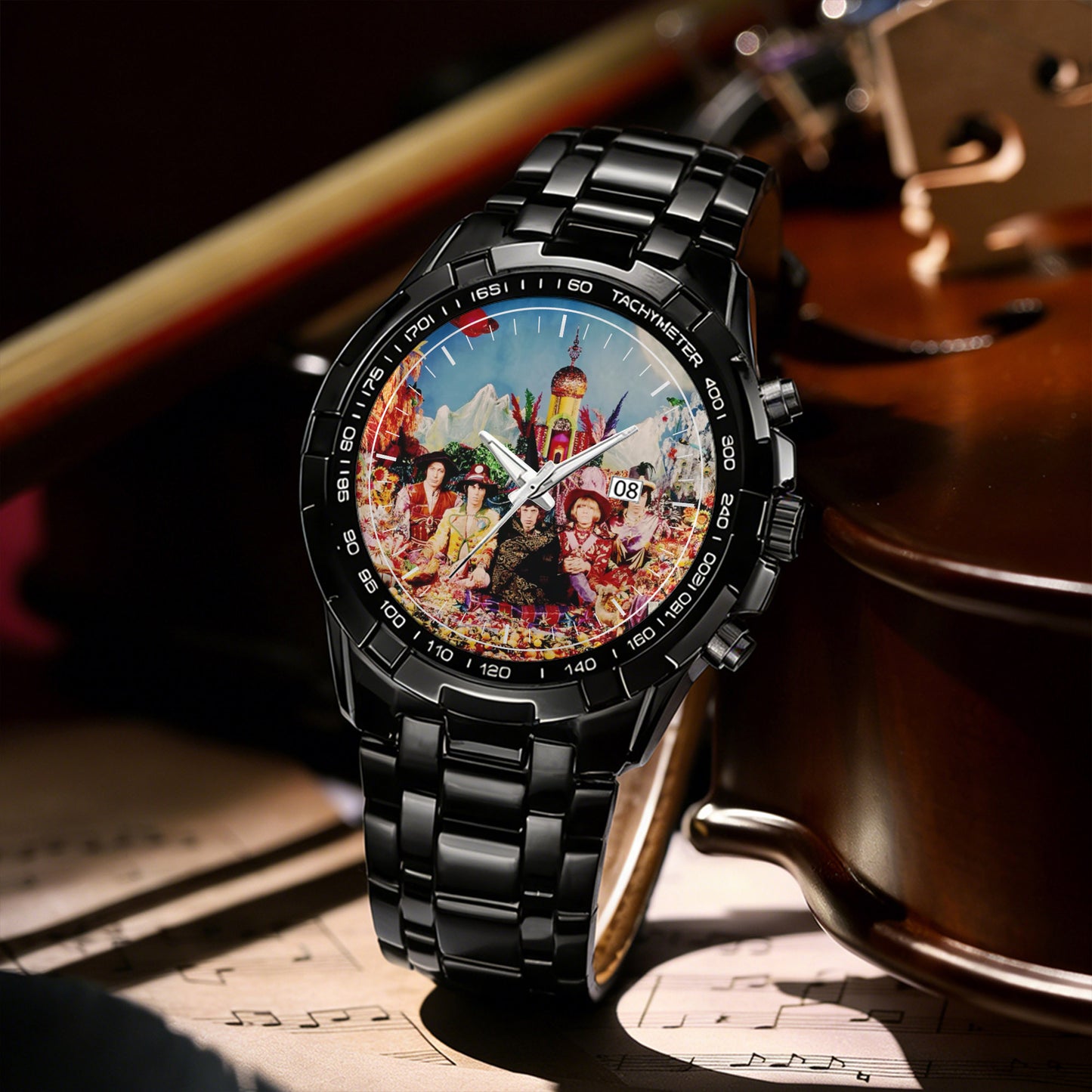 The Rolling Stones Albums Collection Watch - Multiple Classic Album Designs Available
