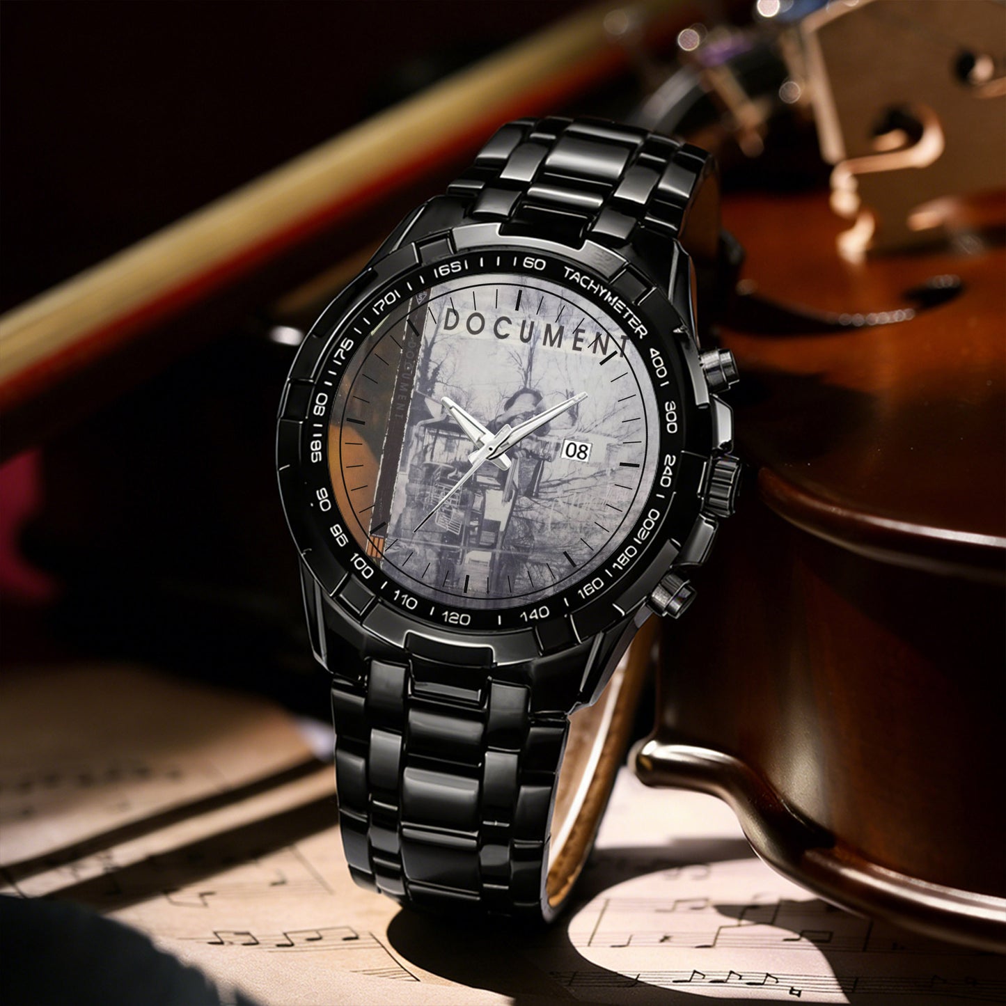 R.E.M Rock Albums Collection Watch - Multiple Classic Rock Album Designs Available