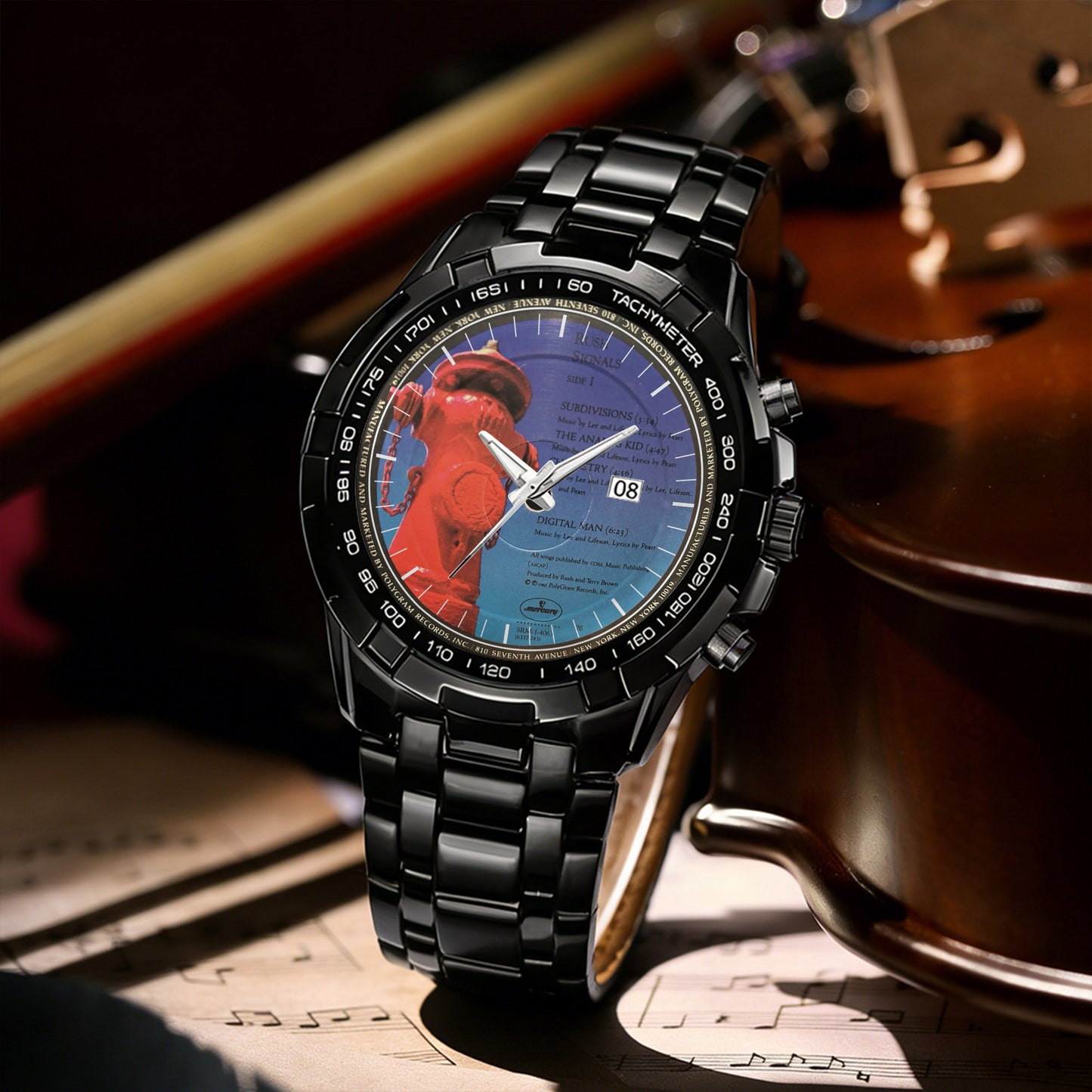 Rush Albums Collection Watch - Multiple Classic Album Designs Available
