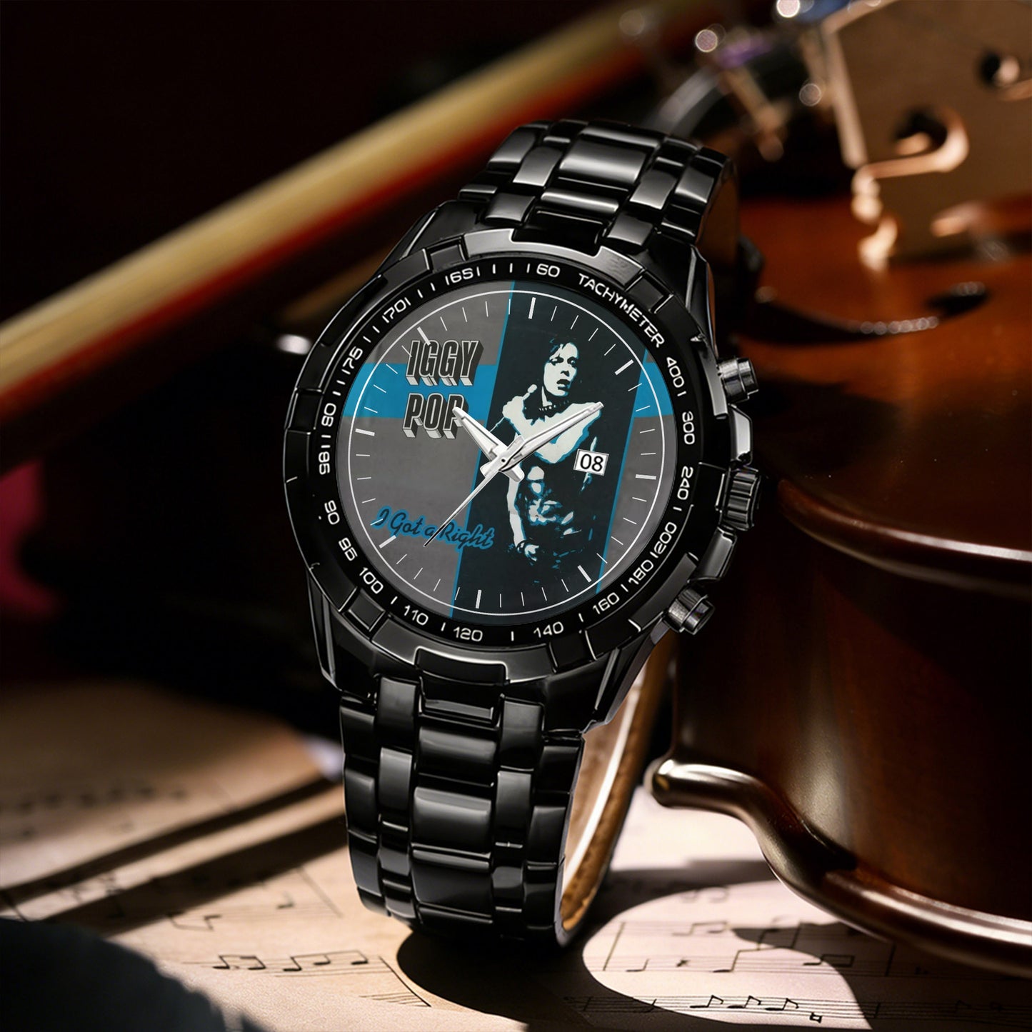 Iggy Pop Albums Collection Watch - Multiple Classic Album Designs Available