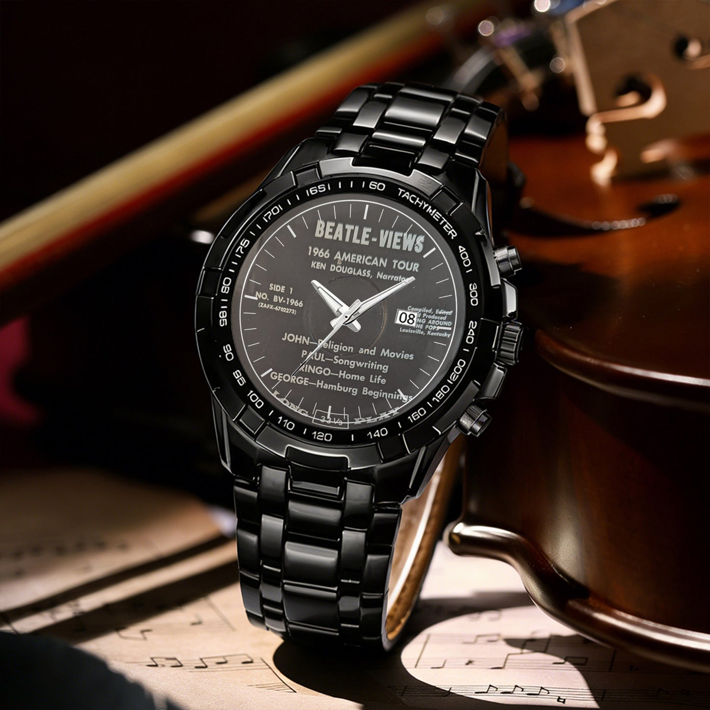 The Beatles Albums Collection Watch - Multiple Classic Album Designs Available