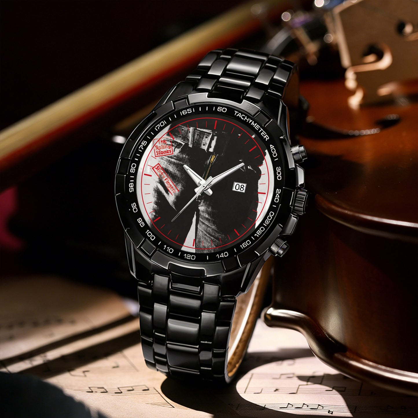 The Rolling Stones Albums Collection Watch - Multiple Classic Album Designs Available