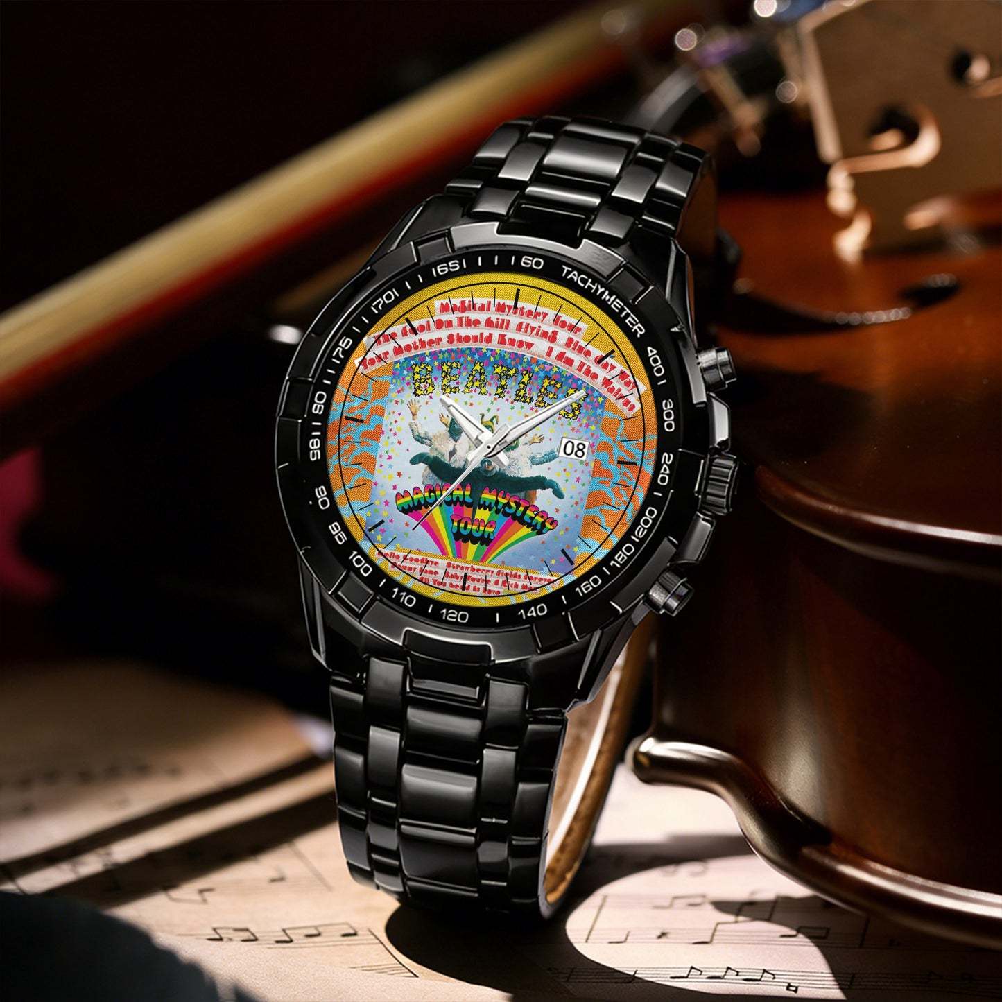 The Beatles Albums Collection Watch 2 - Multiple Classic Album Designs Available
