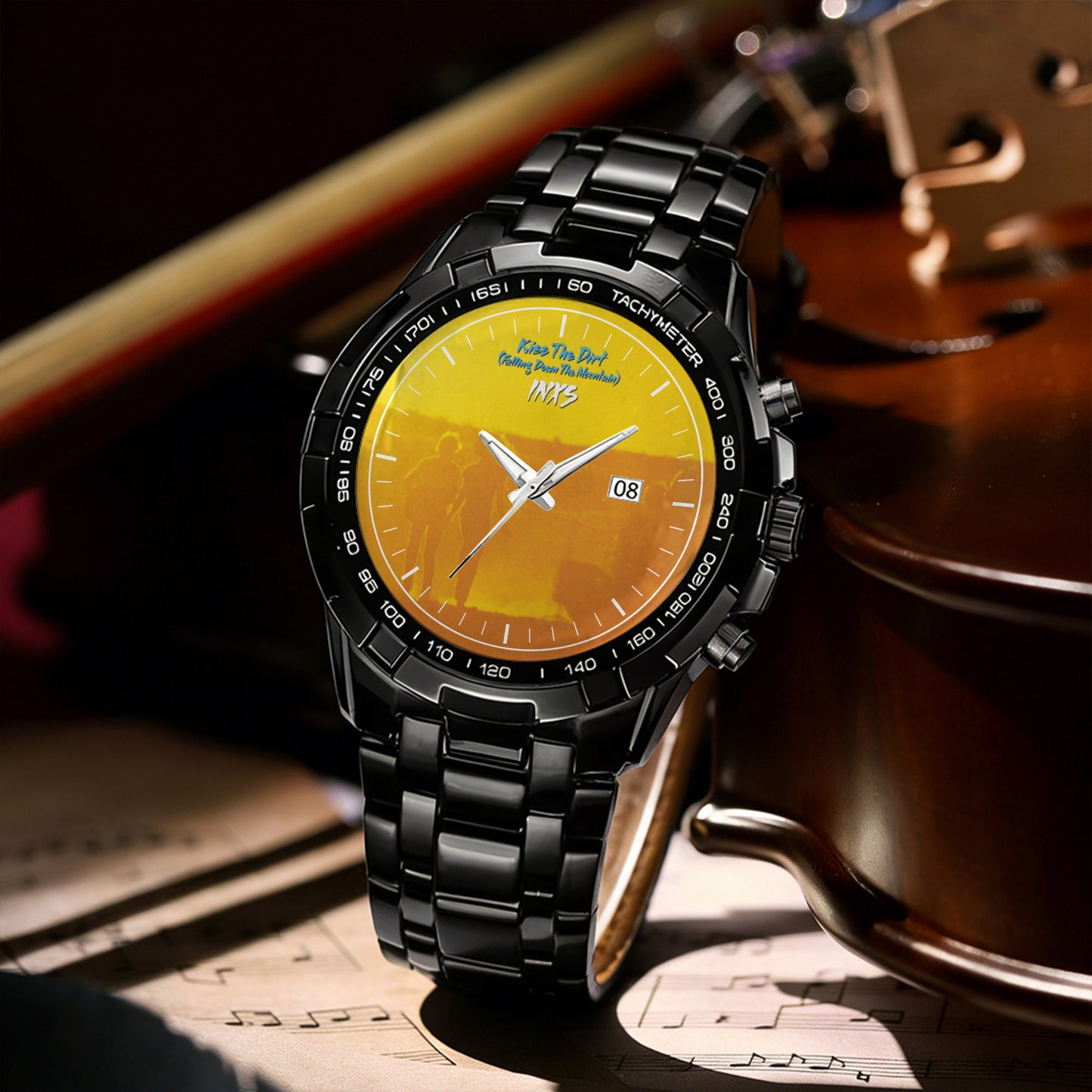 INXS Albums Collection Watch - Multiple Classic Rock Album Designs Available