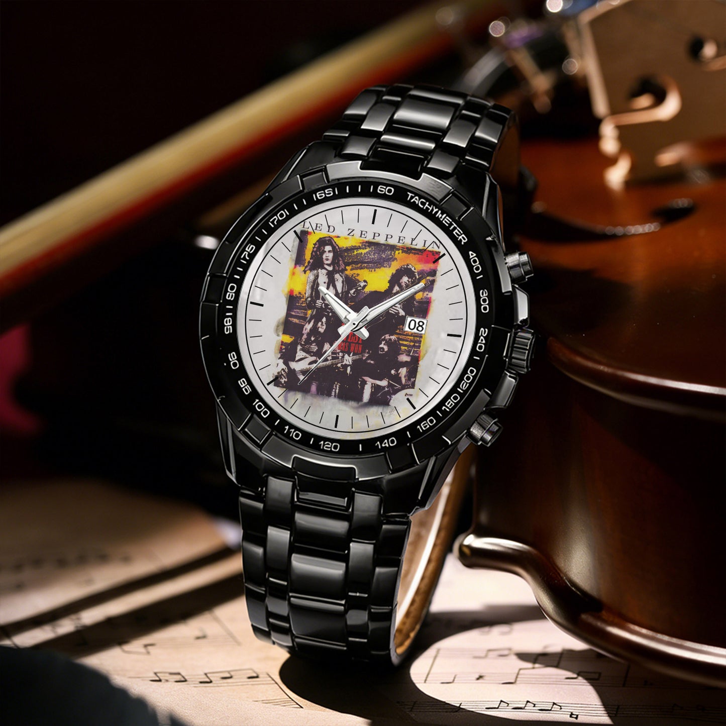 Led Zeppelin Albums Collection Watch - Multiple Classic Rock Album Designs Available