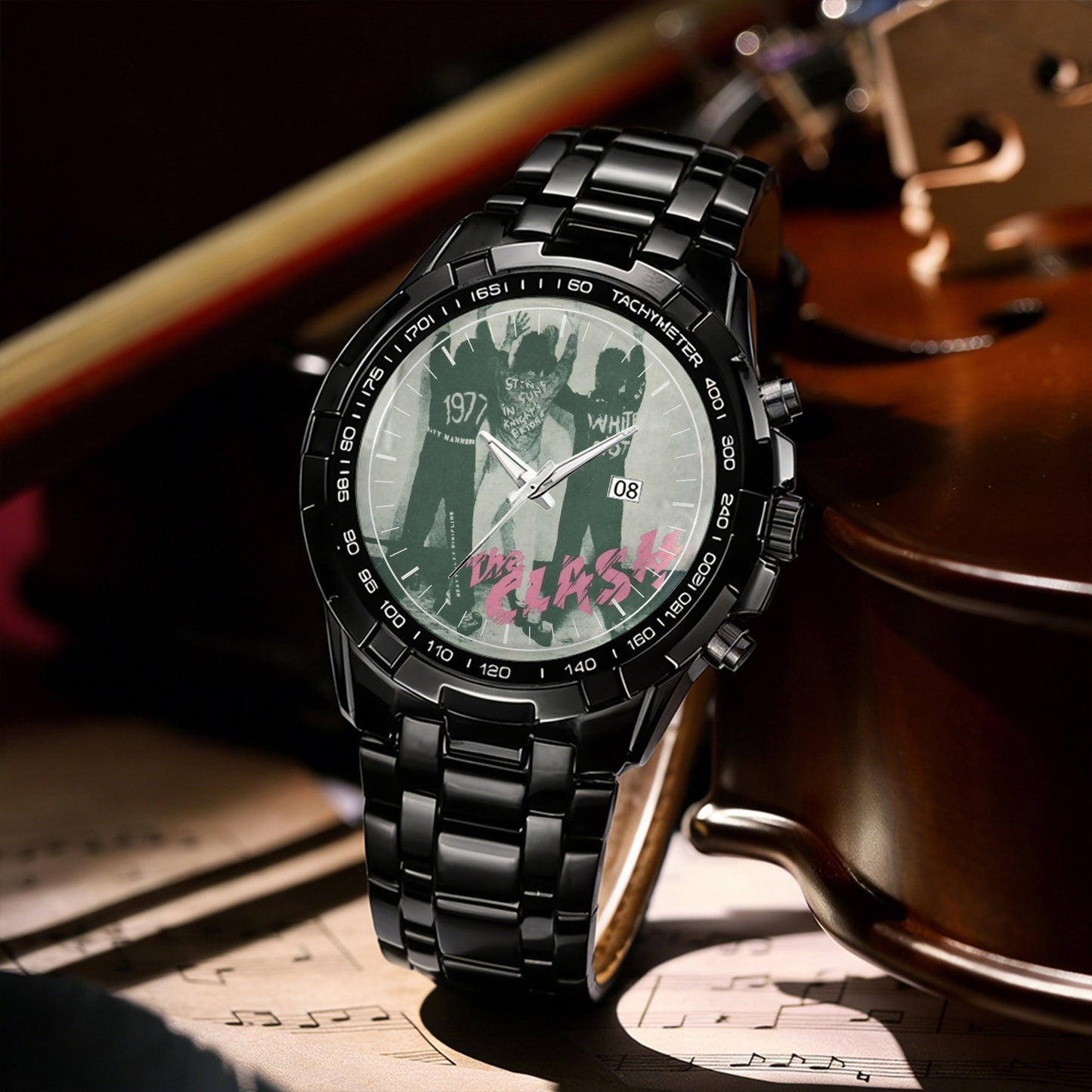 The Clash Albums Collection Watch - Multiple Classic Rock Album Designs Available