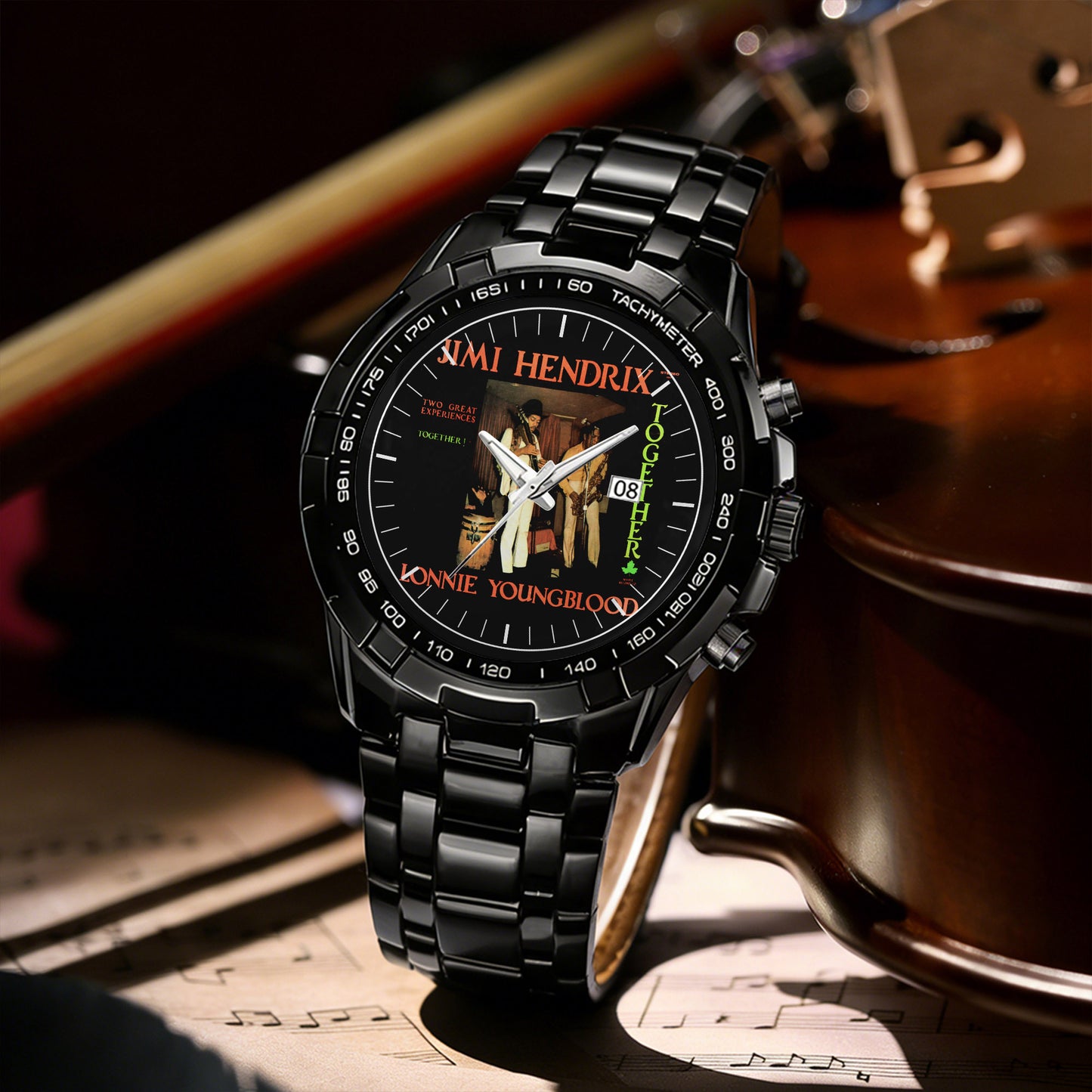 Jimi Hendrix Albums Collection Watch - Multiple Classic Album Designs Available