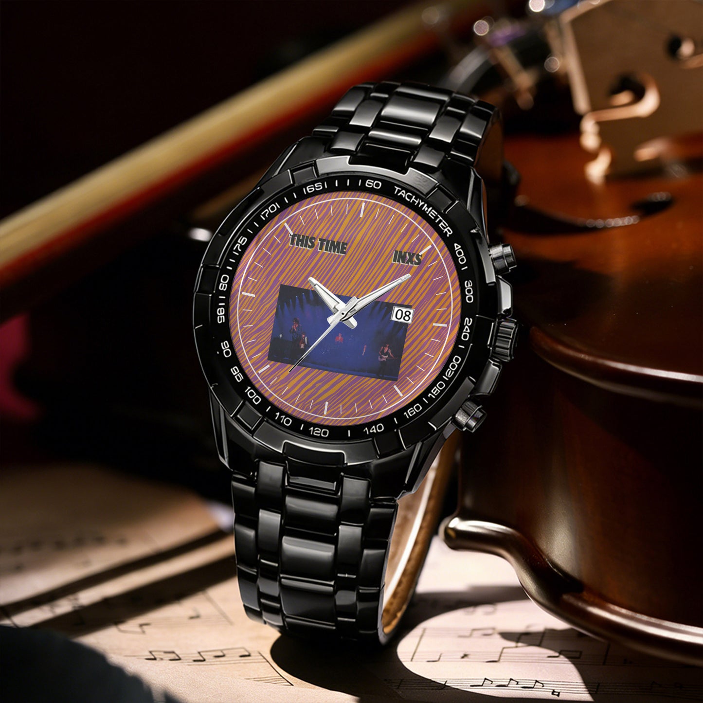 INXS Albums Collection Watch - Multiple Classic Rock Album Designs Available