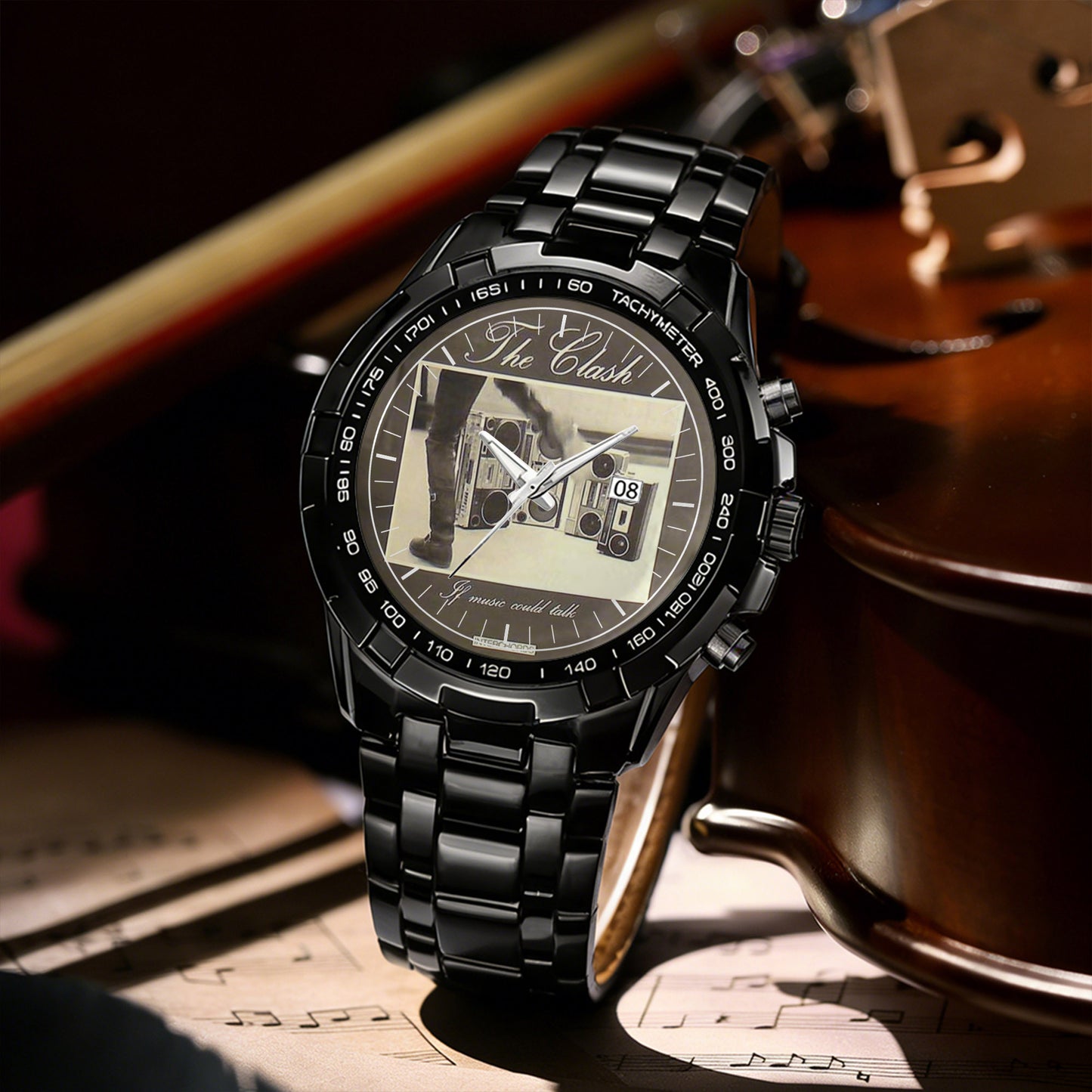 The Clash Albums Collection Watch - Multiple Classic Rock Album Designs Available