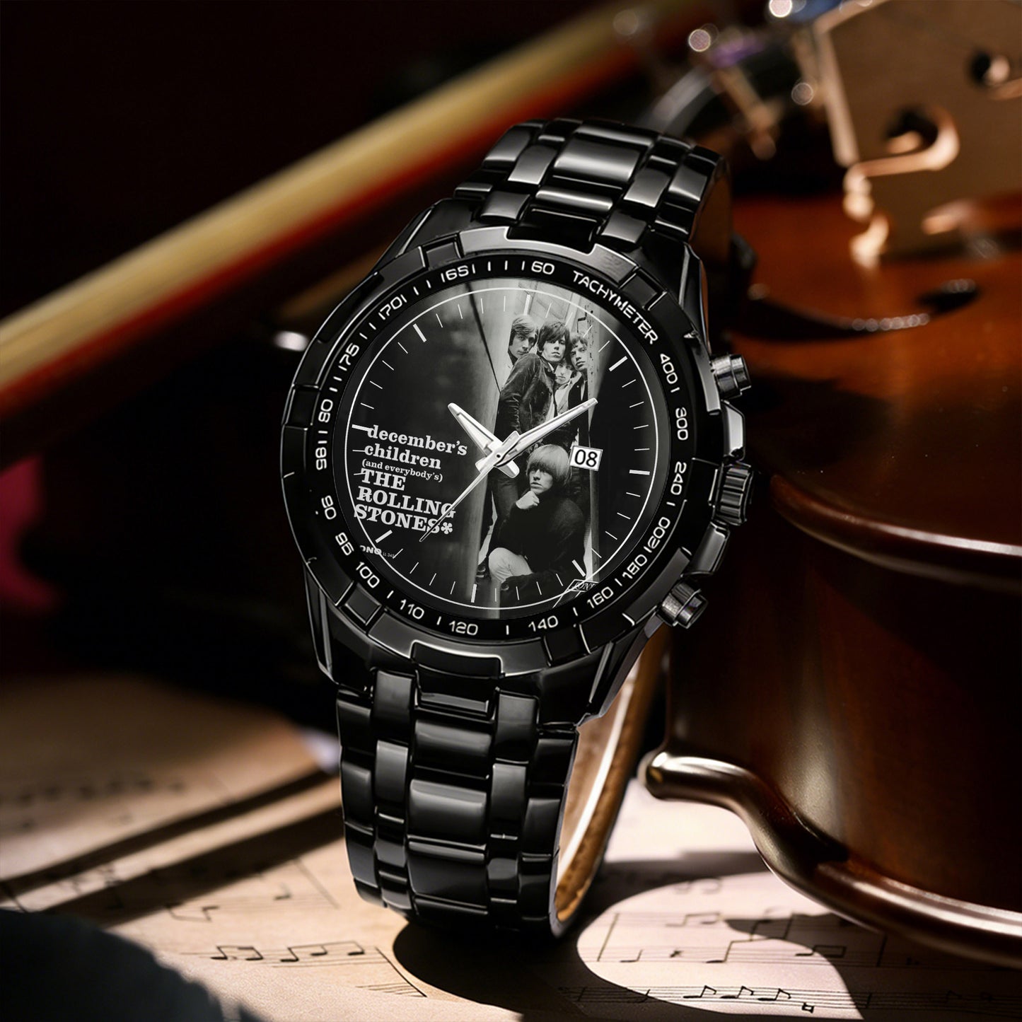 The Rolling Stones Albums Collection Watch - Multiple Classic Album Designs Available