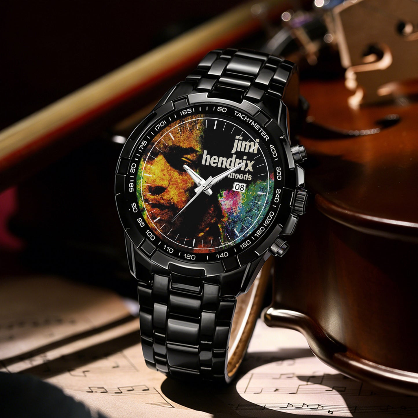 Jimi Hendrix Albums Collection Watch - Multiple Classic Album Designs Available