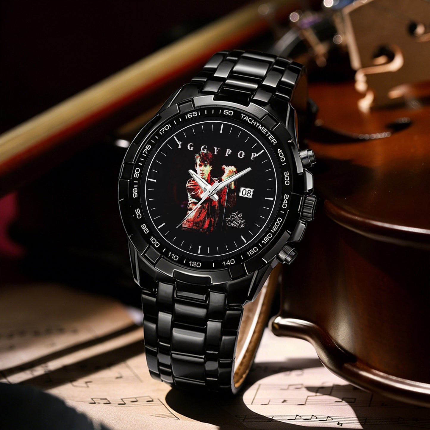 Iggy Pop Albums Collection Watch - Multiple Classic Album Designs Available