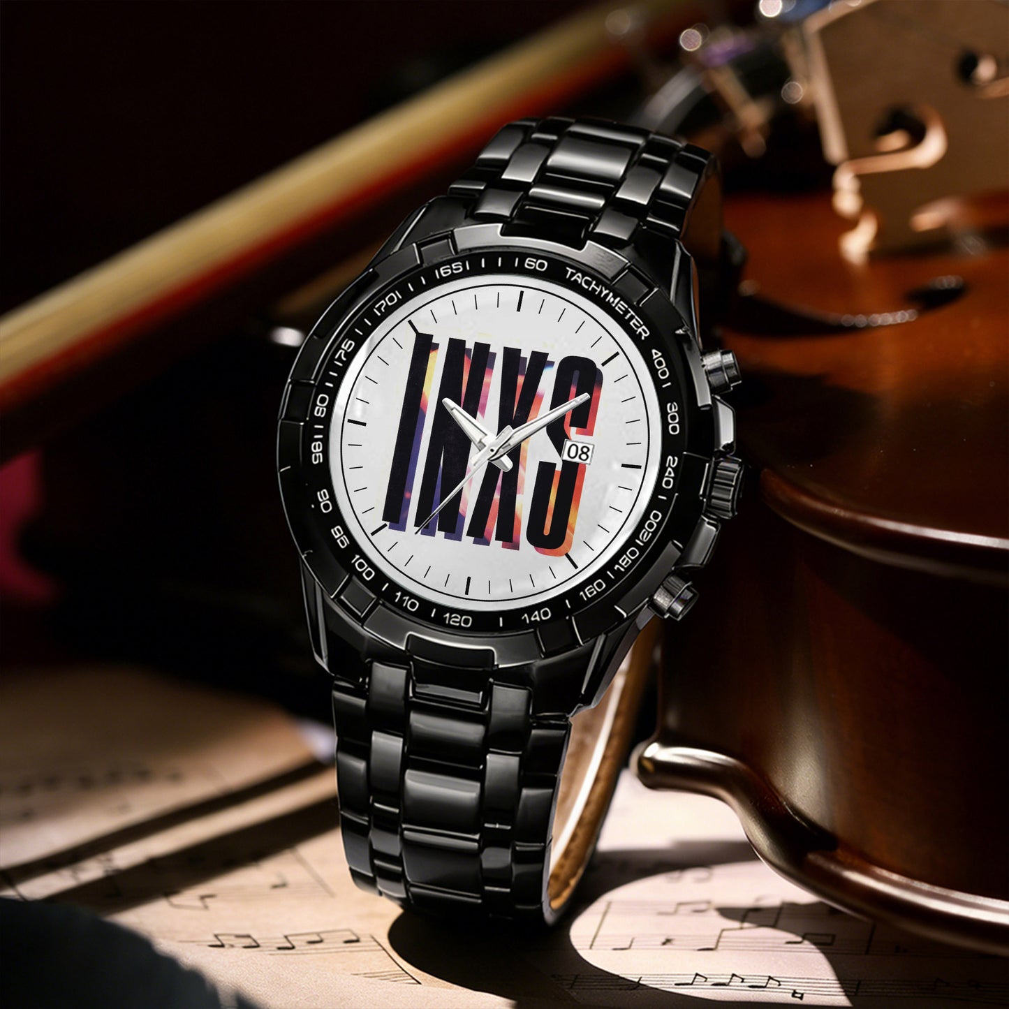 INXS Albums Collection Watch - Multiple Classic Rock Album Designs Available