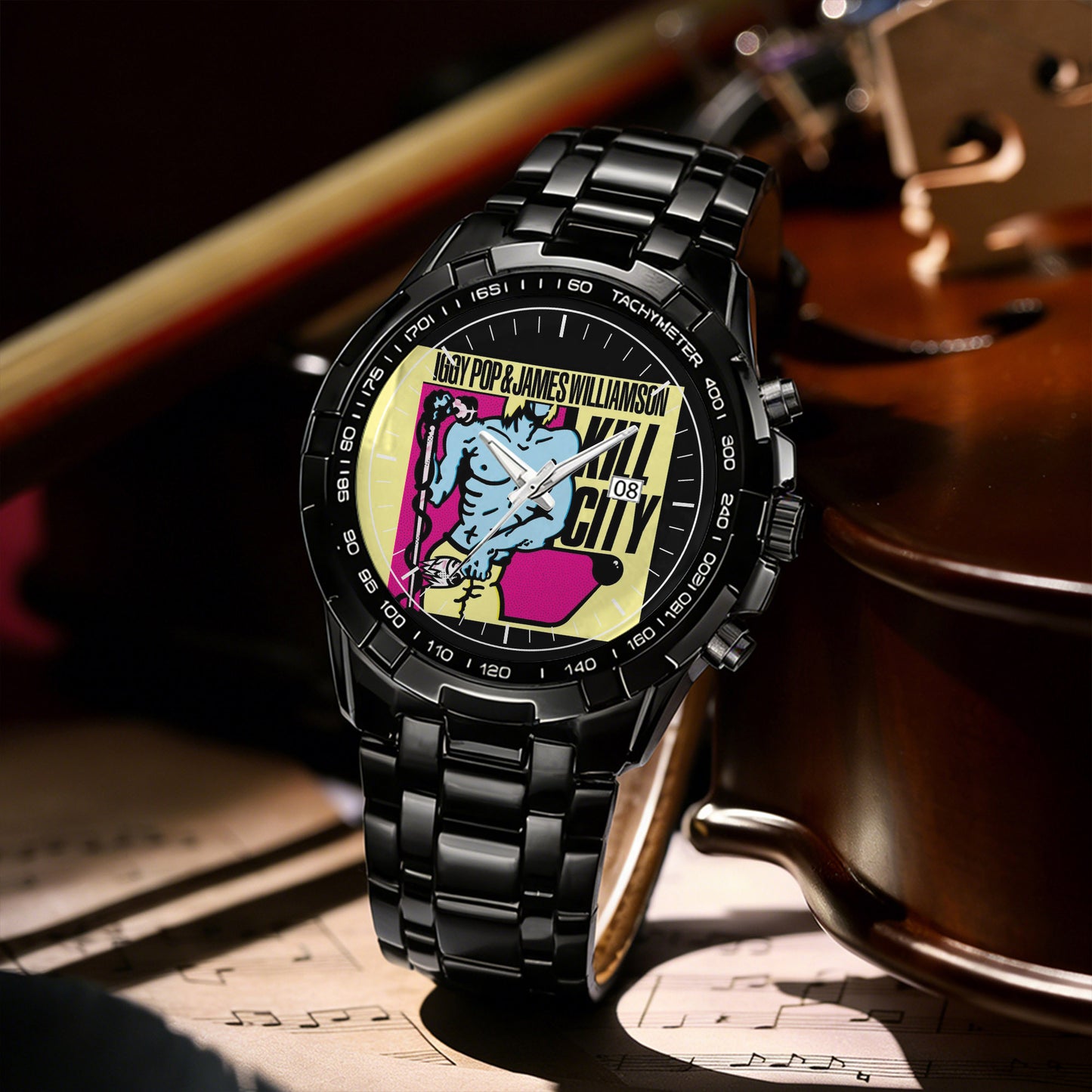 Iggy Pop Albums Collection Watch - Multiple Classic Album Designs Available